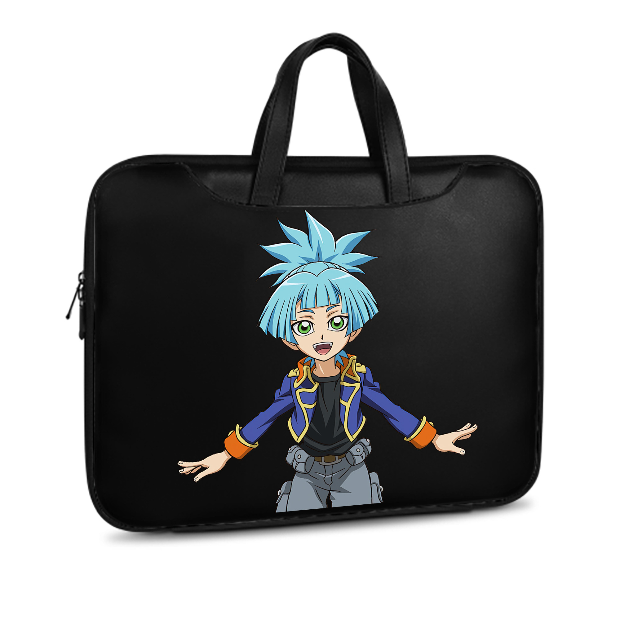 （画像用） 遊☆戯☆王 Yu-Gi-Oh! レザーラップトップバッグ　ノートパソコンケース