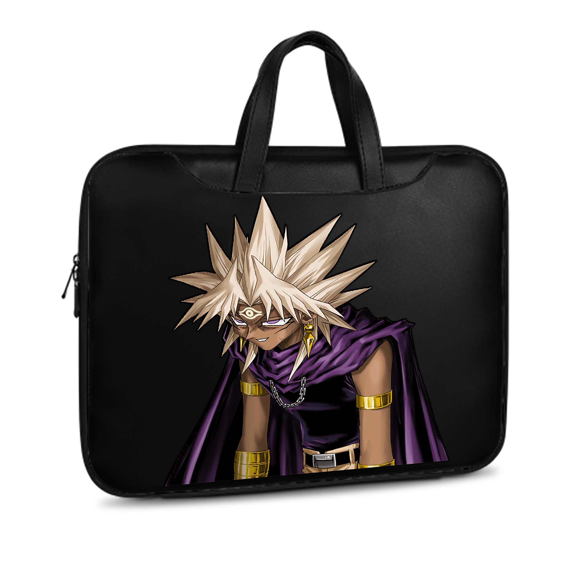 （画像用） 遊☆戯☆王 Yu-Gi-Oh! レザーラップトップバッグ　ノートパソコンケース