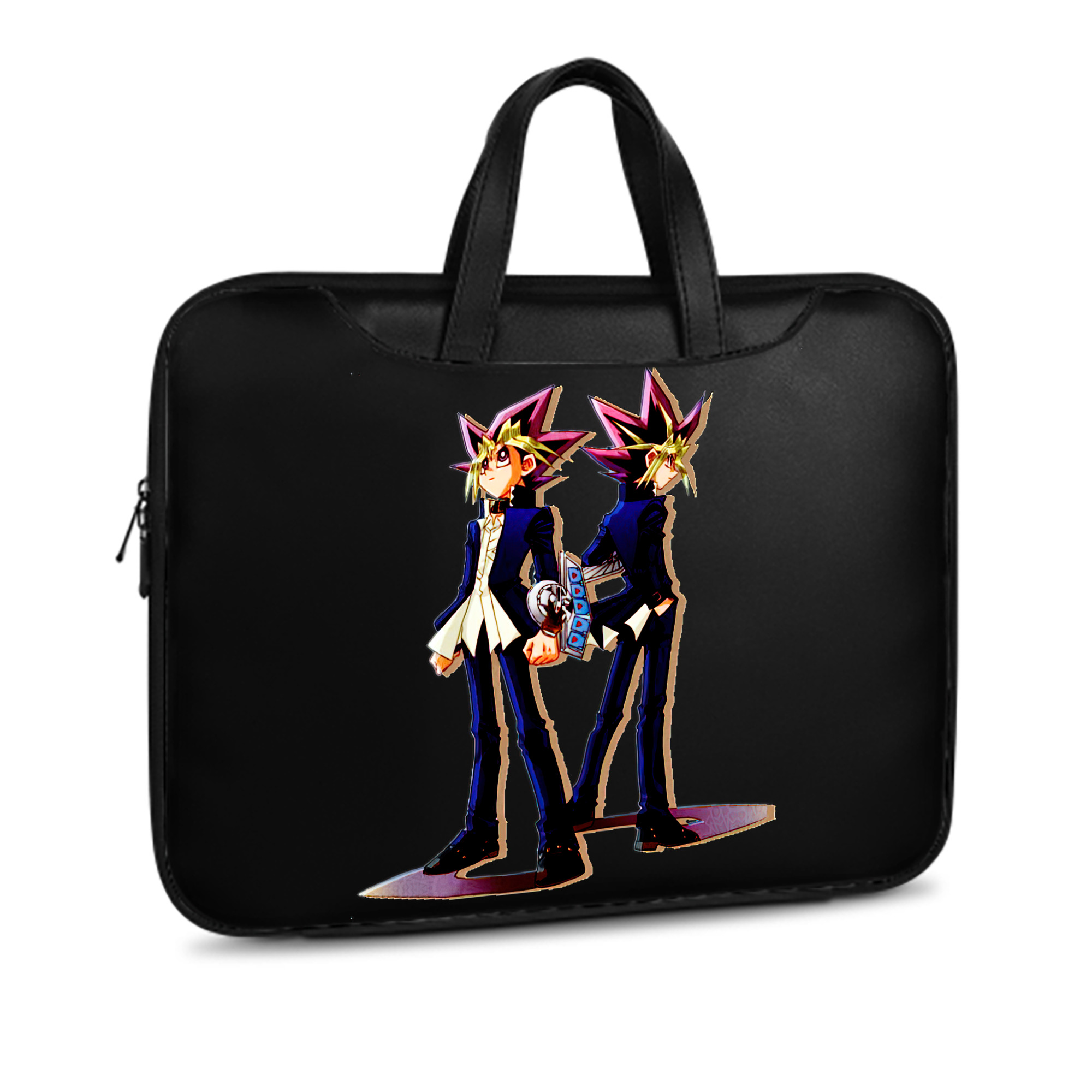 （画像用） 遊☆戯☆王 Yu-Gi-Oh! レザーラップトップバッグ　ノートパソコンケース
