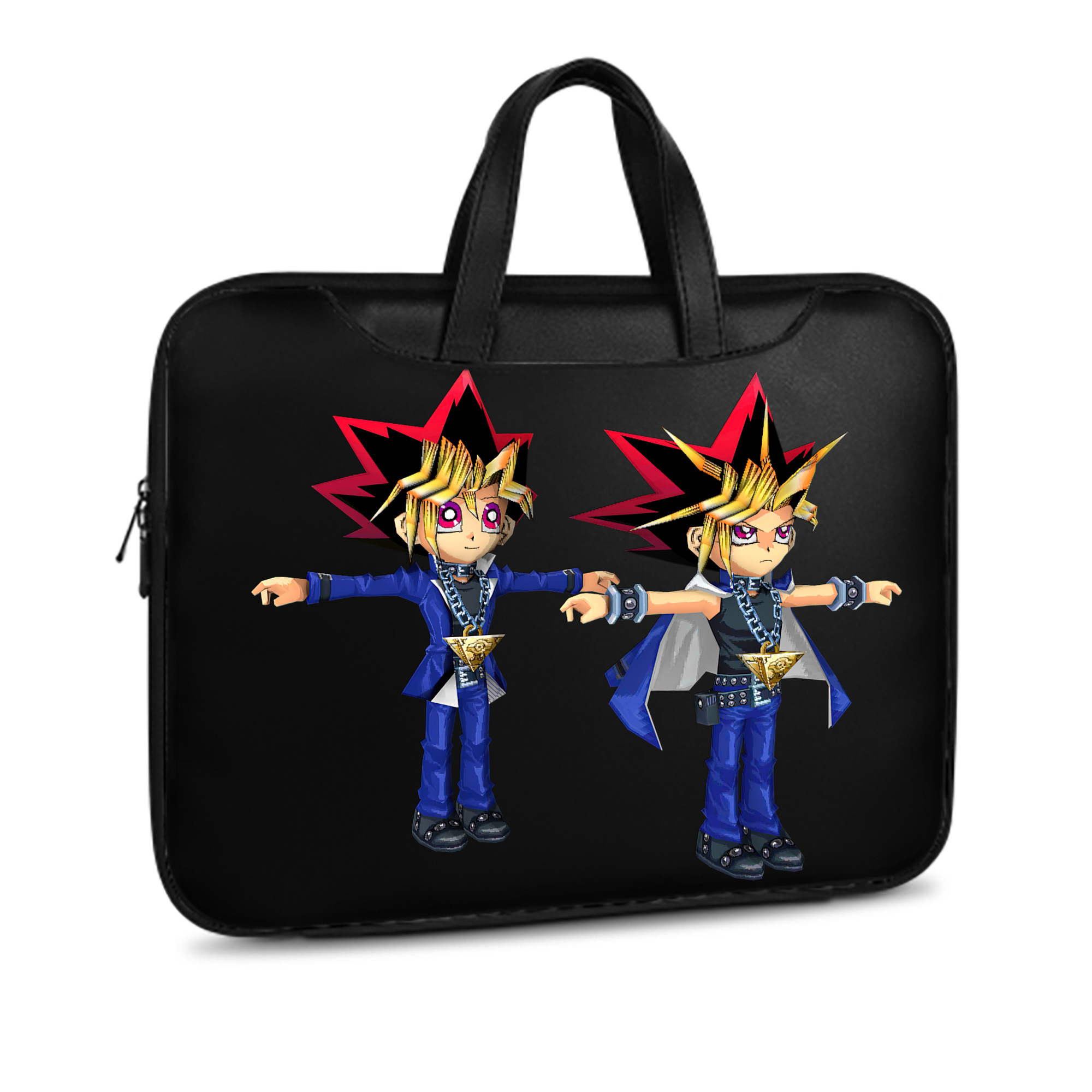 （画像用） 遊☆戯☆王 Yu-Gi-Oh! レザーラップトップバッグ　ノートパソコンケース