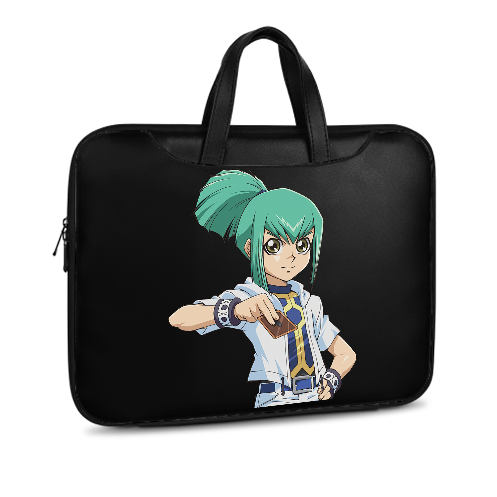 （画像用） 遊☆戯☆王 Yu-Gi-Oh! レザーラップトップバッグ　ノートパソコンケース
