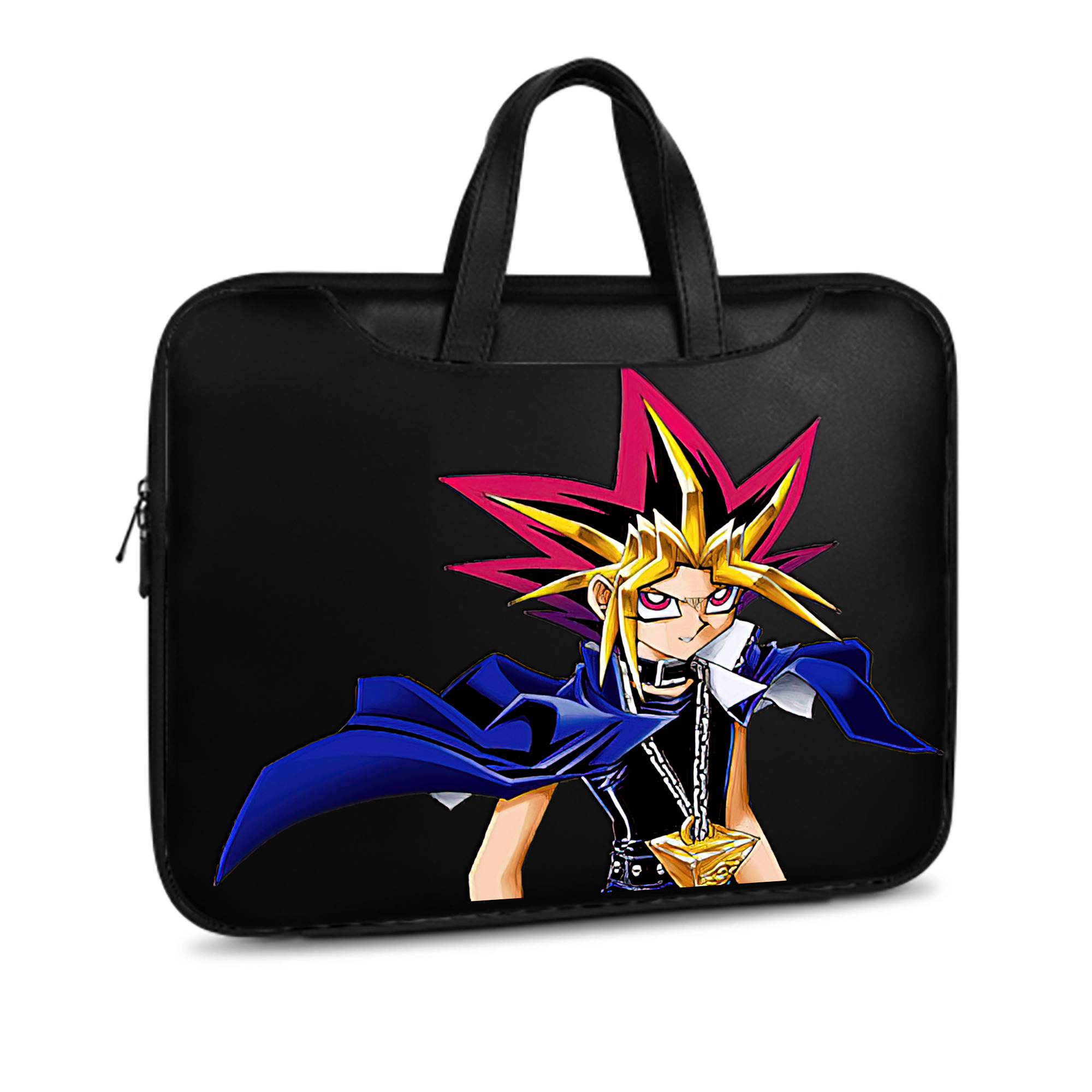 （画像用） 遊☆戯☆王 Yu-Gi-Oh! レザーラップトップバッグ　ノートパソコンケース