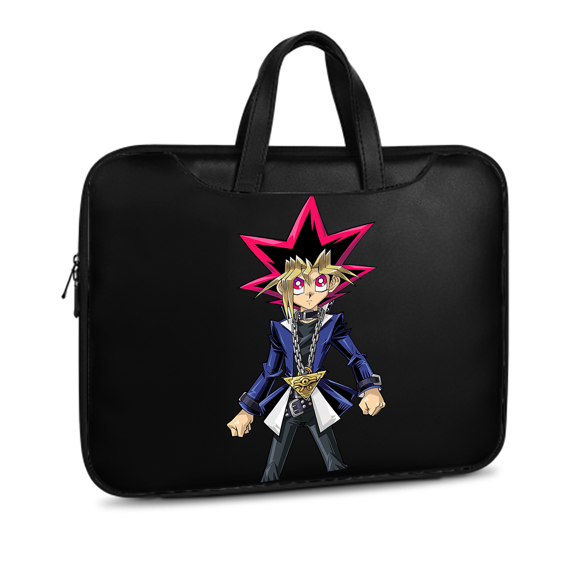 （画像用） 遊☆戯☆王 Yu-Gi-Oh! レザーラップトップバッグ　ノートパソコンケース