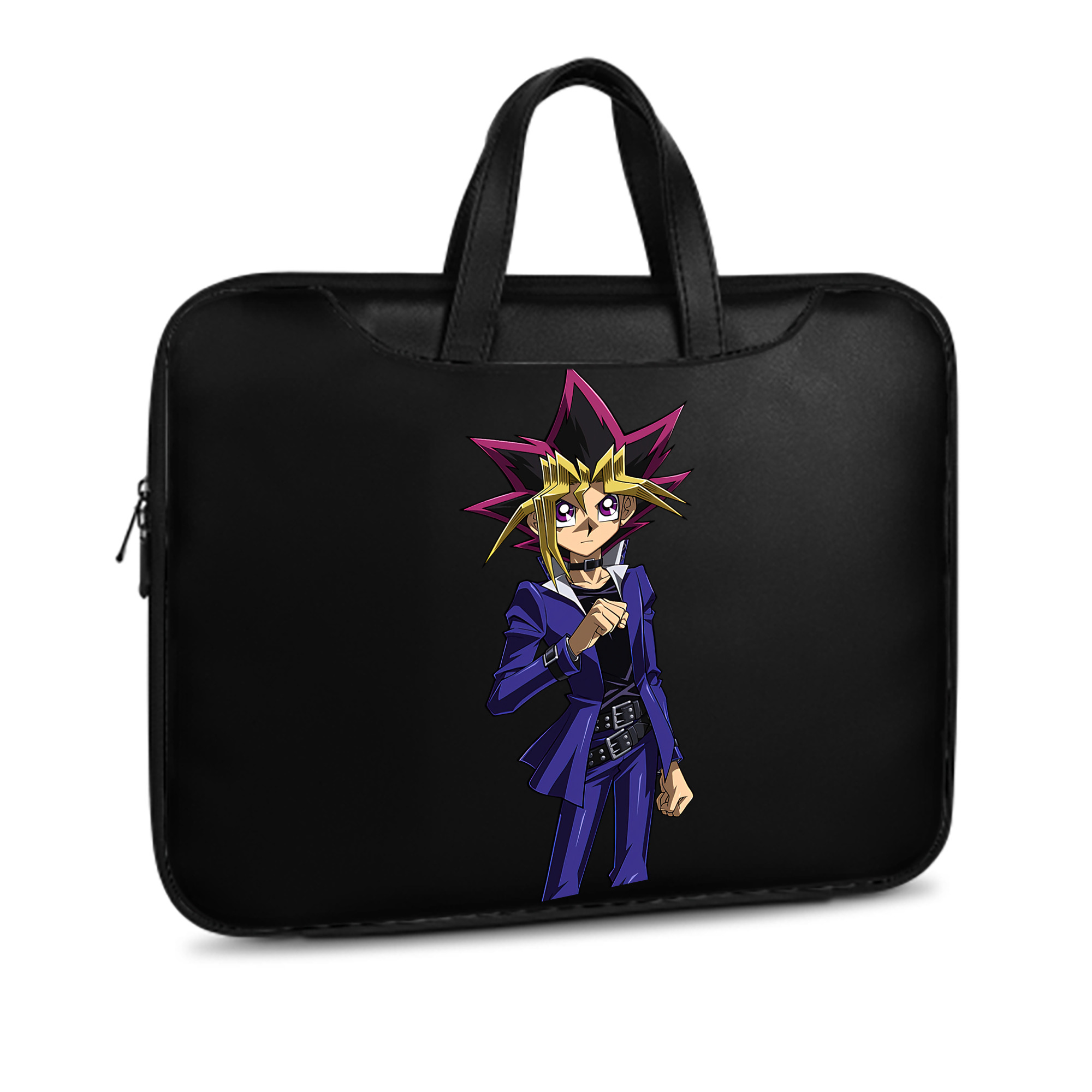 （画像用） 遊☆戯☆王 Yu-Gi-Oh! レザーラップトップバッグ　ノートパソコンケース