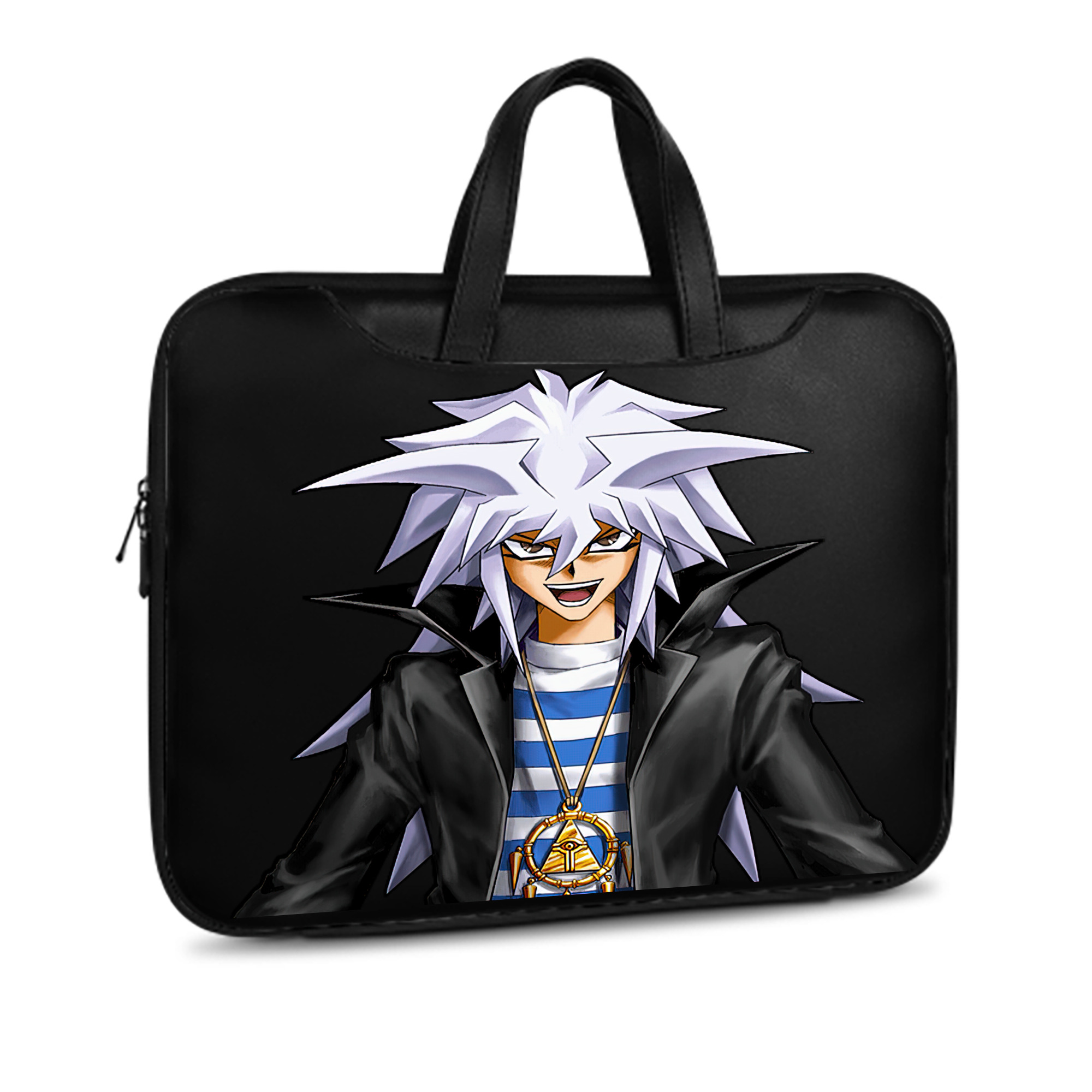 （画像用） 遊☆戯☆王 Yu-Gi-Oh! レザーラップトップバッグ　ノートパソコンケース