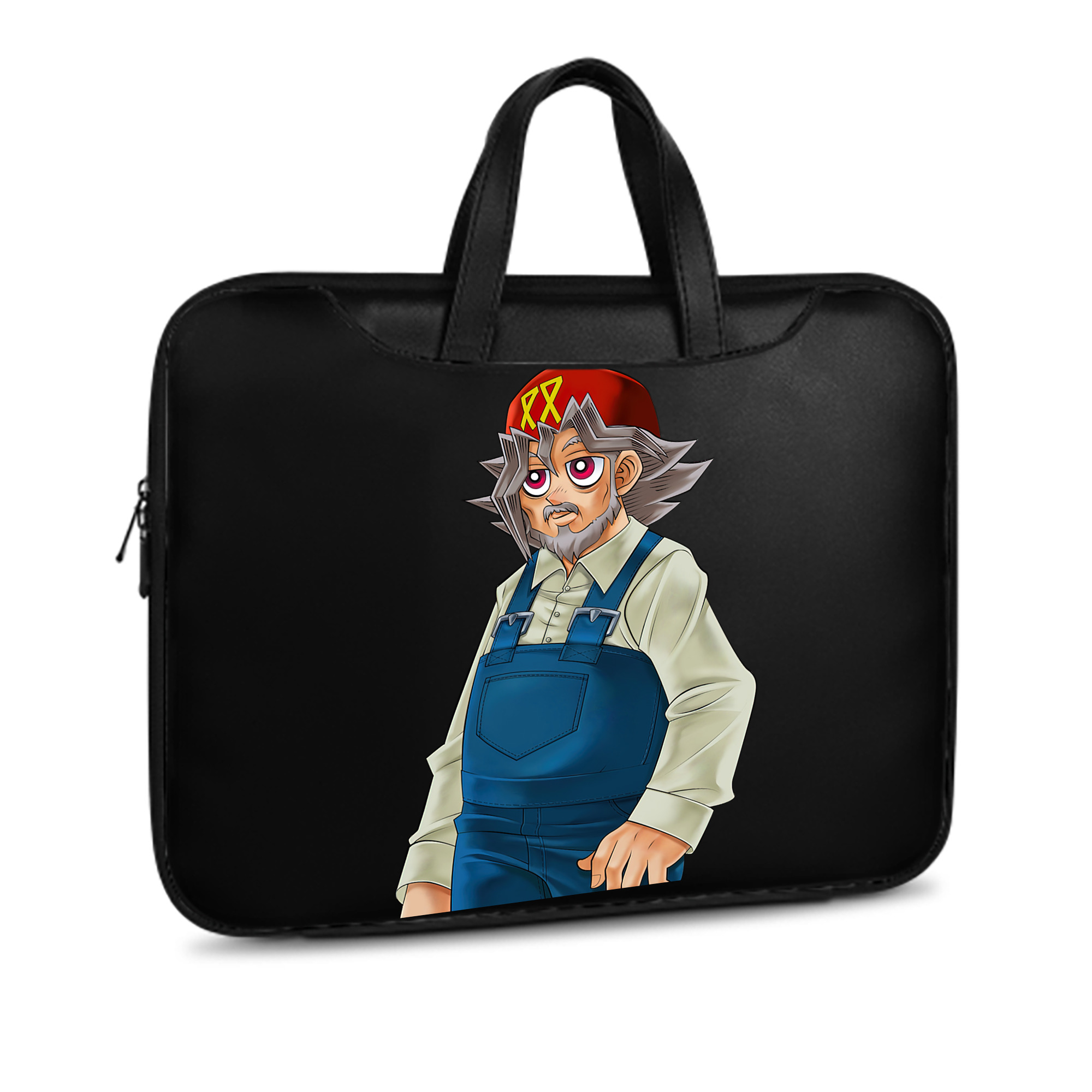 （画像用） 遊☆戯☆王 Yu-Gi-Oh! レザーラップトップバッグ　ノートパソコンケース