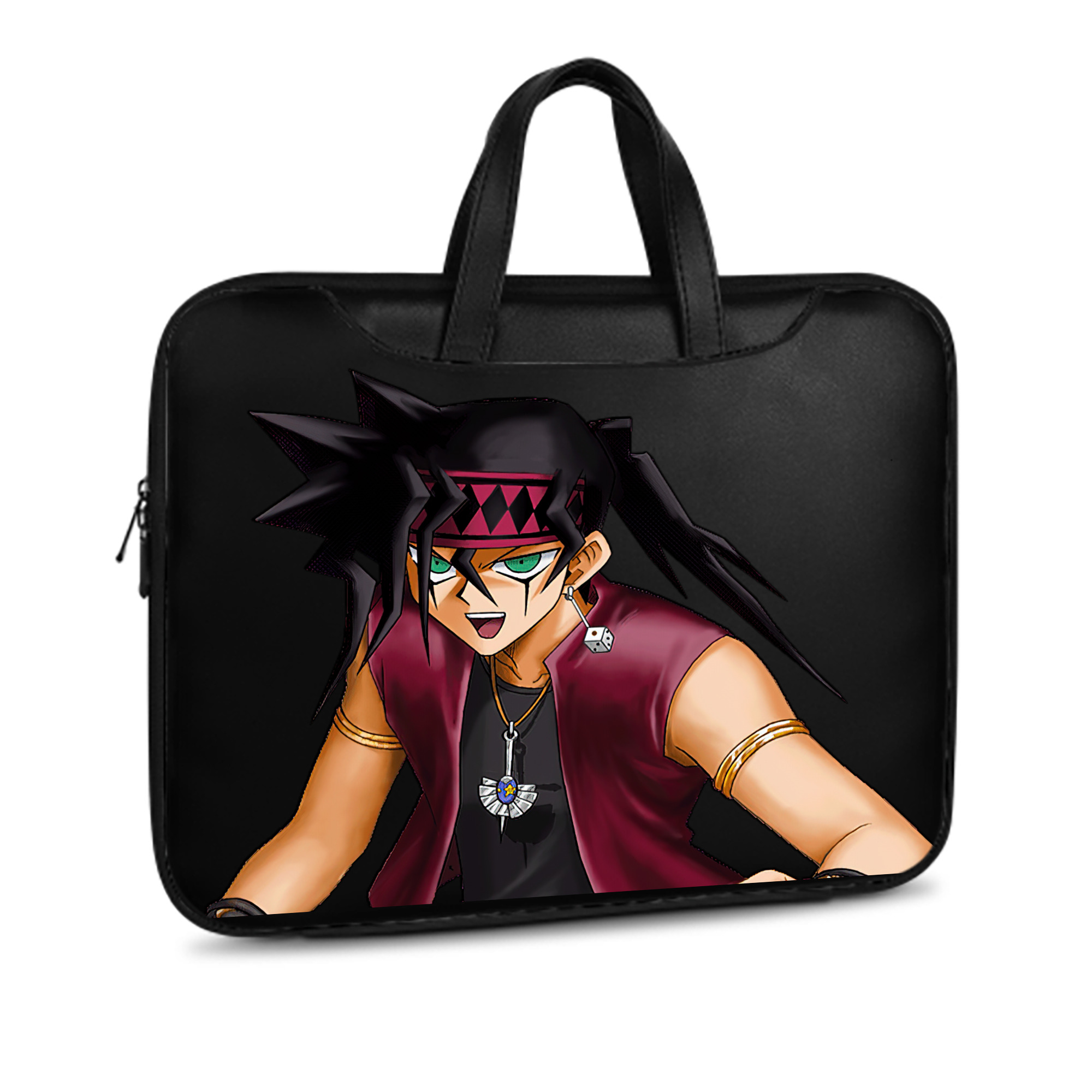 （画像用） 遊☆戯☆王 Yu-Gi-Oh! レザーラップトップバッグ　ノートパソコンケース