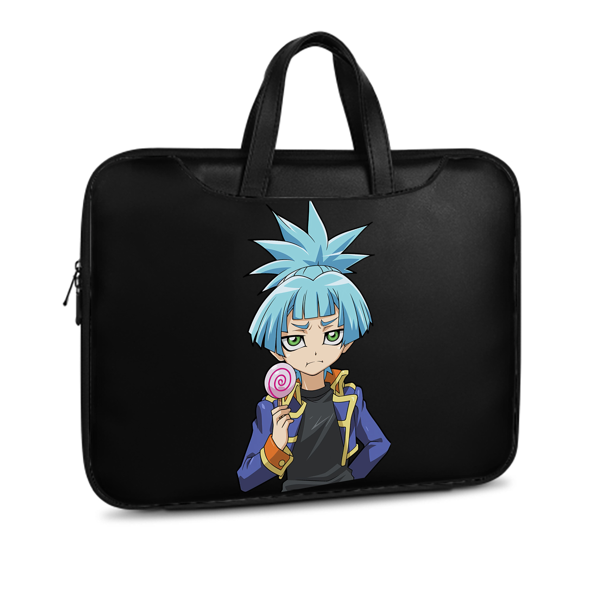 （画像用） 遊☆戯☆王 Yu-Gi-Oh! レザーラップトップバッグ　ノートパソコンケース