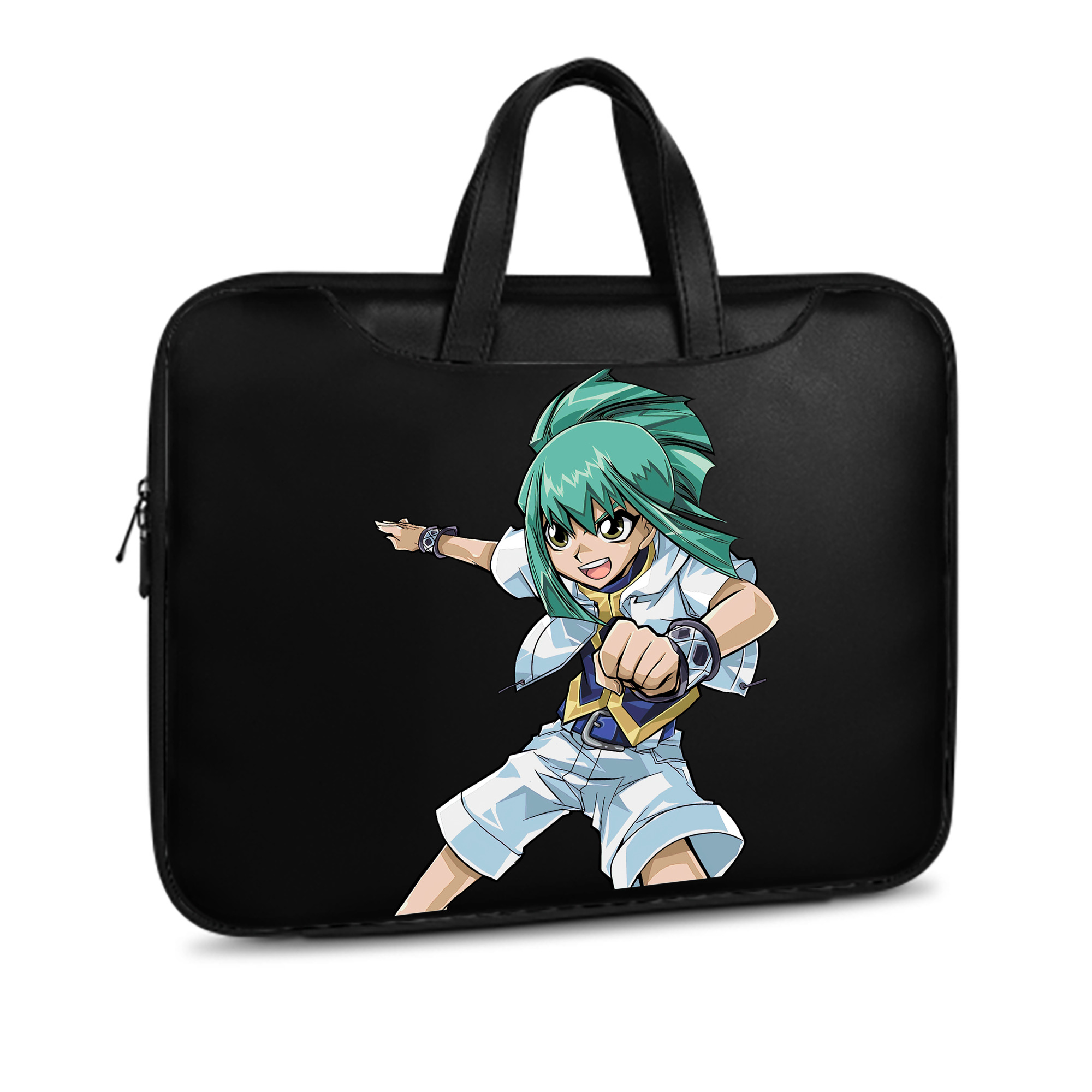 （画像用） 遊☆戯☆王 Yu-Gi-Oh! レザーラップトップバッグ　ノートパソコンケース