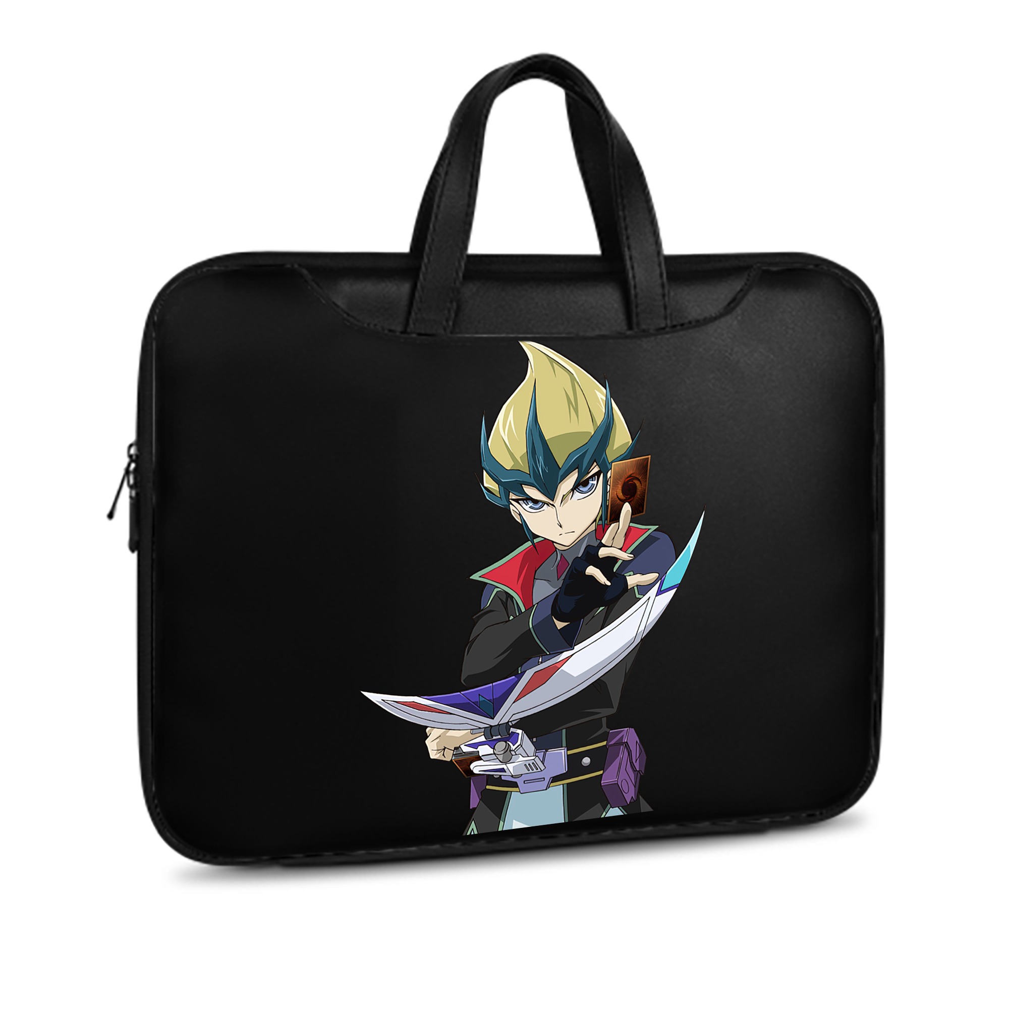 （画像用） 遊☆戯☆王 Yu-Gi-Oh! レザーラップトップバッグ　ノートパソコンケース