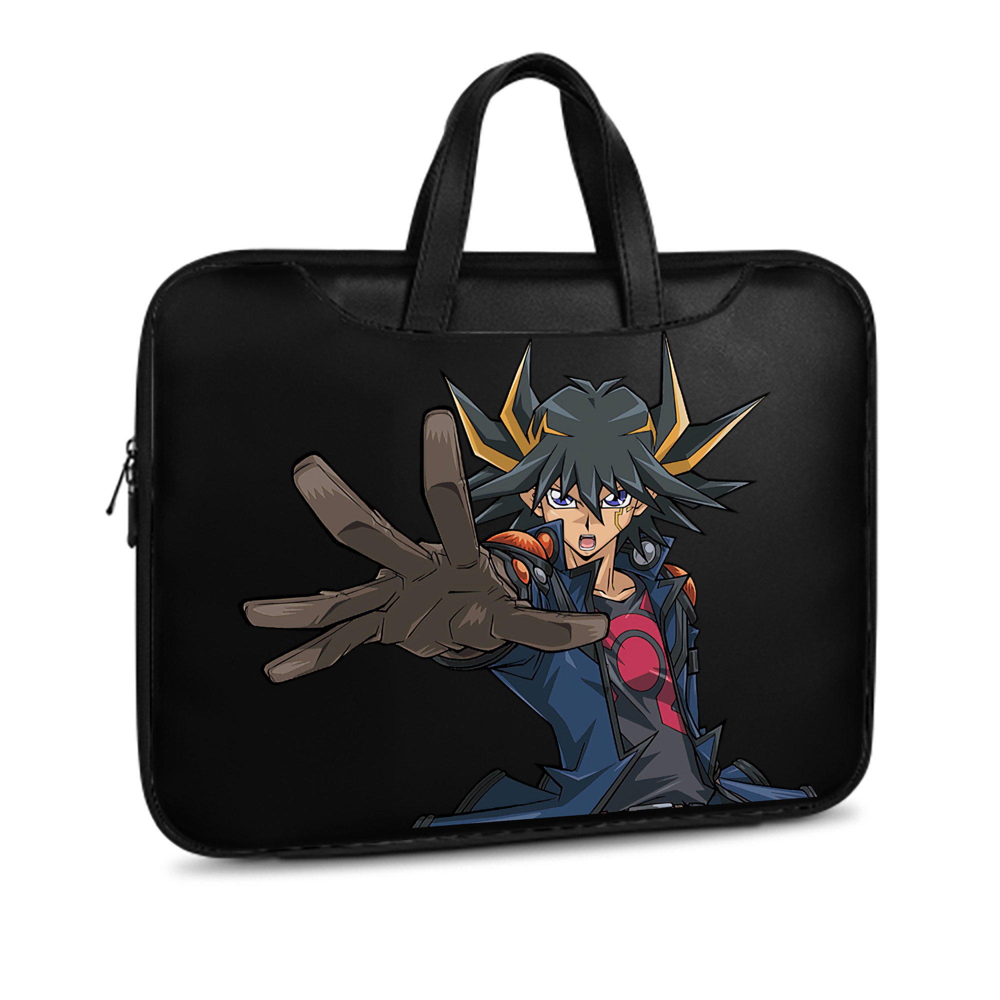（画像用） 遊☆戯☆王 Yu-Gi-Oh! レザーラップトップバッグ　ノートパソコンケース