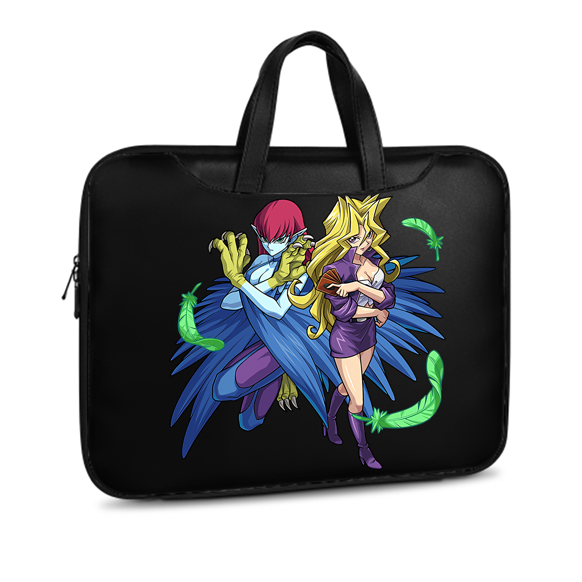 （画像用） 遊☆戯☆王 Yu-Gi-Oh! レザーラップトップバッグ　ノートパソコンケース