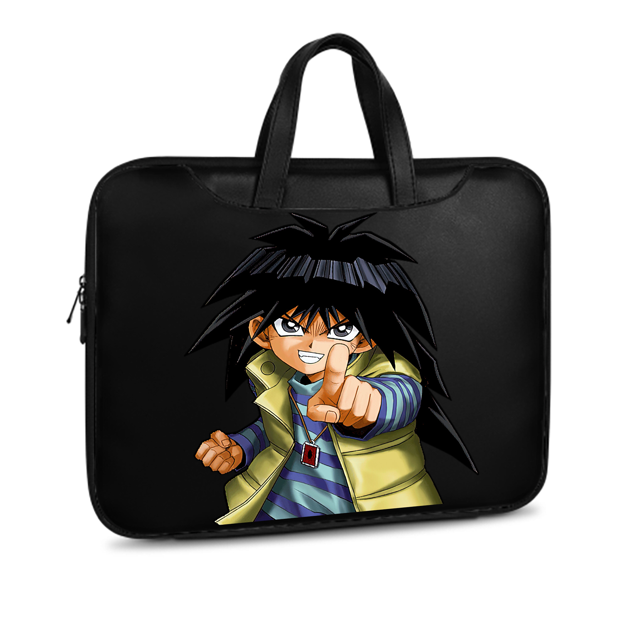 （画像用） 遊☆戯☆王 Yu-Gi-Oh! レザーラップトップバッグ　ノートパソコンケース