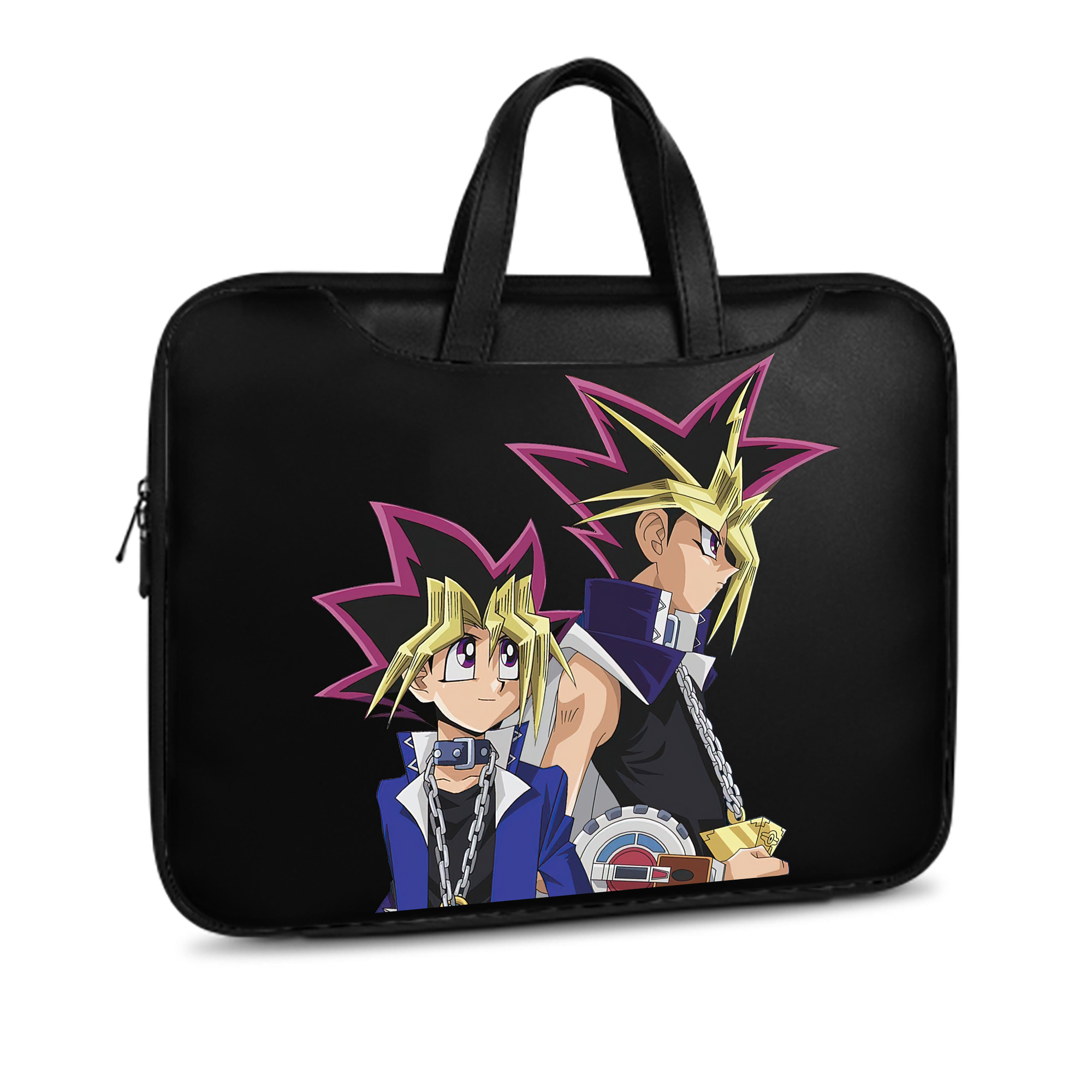 （画像用） 遊☆戯☆王 Yu-Gi-Oh! レザーラップトップバッグ　ノートパソコンケース