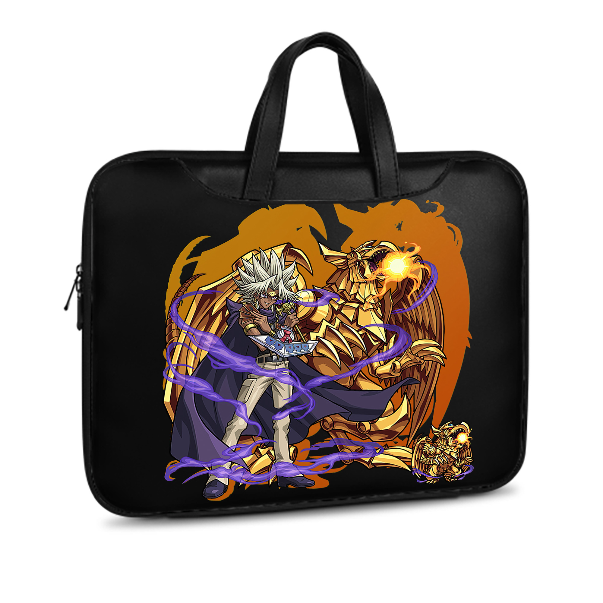 （画像用） 遊☆戯☆王 Yu-Gi-Oh! レザーラップトップバッグ　ノートパソコンケース