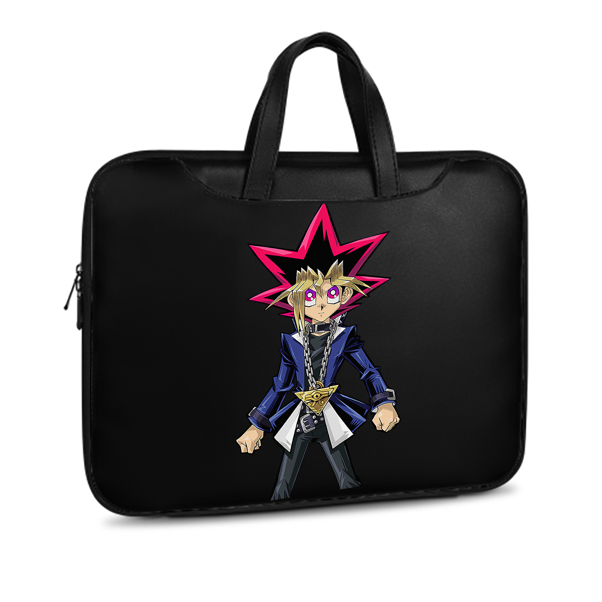 （画像用） 遊☆戯☆王 Yu-Gi-Oh! レザーラップトップバッグ　ノートパソコンケース