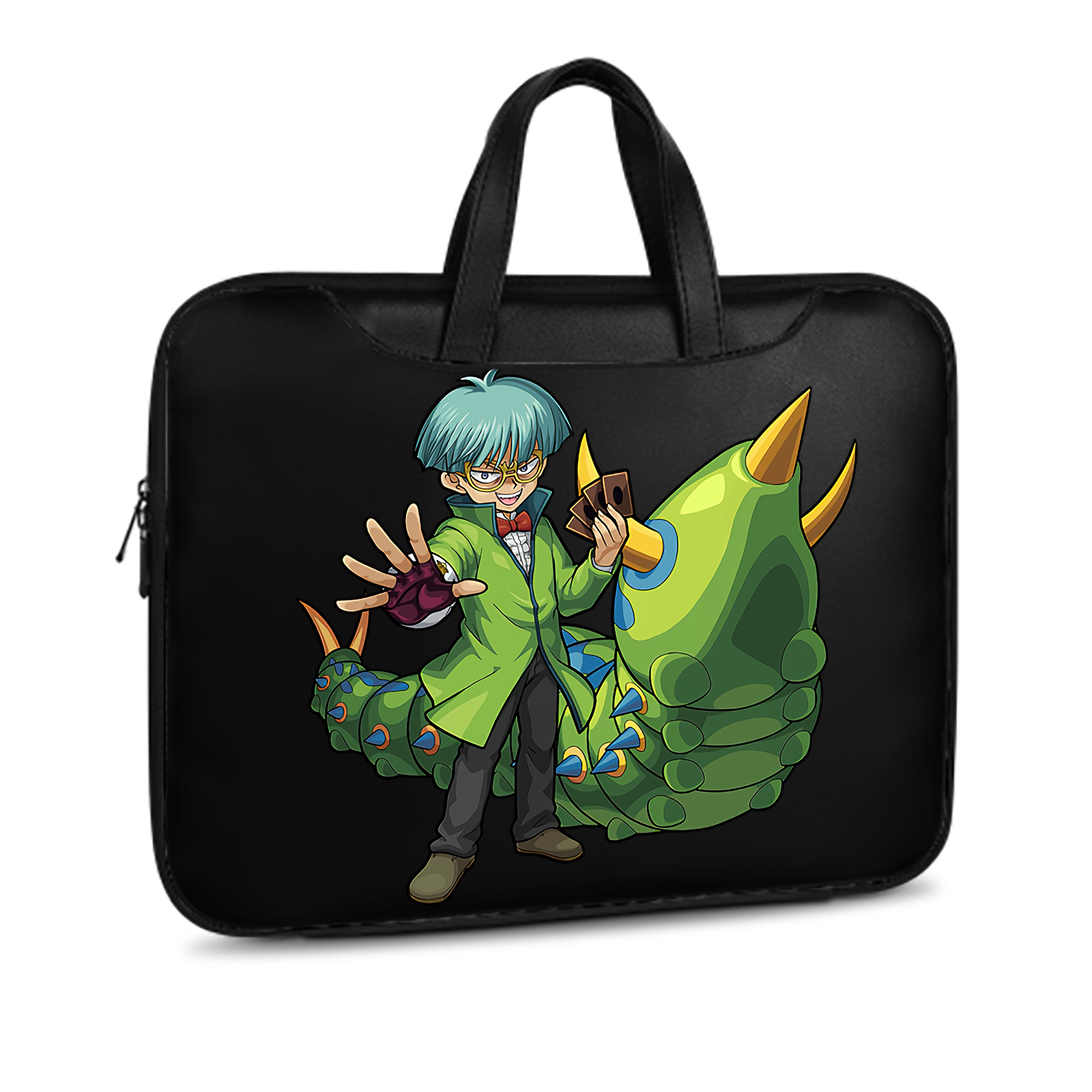 （画像用） 遊☆戯☆王 Yu-Gi-Oh! レザーラップトップバッグ　ノートパソコンケース