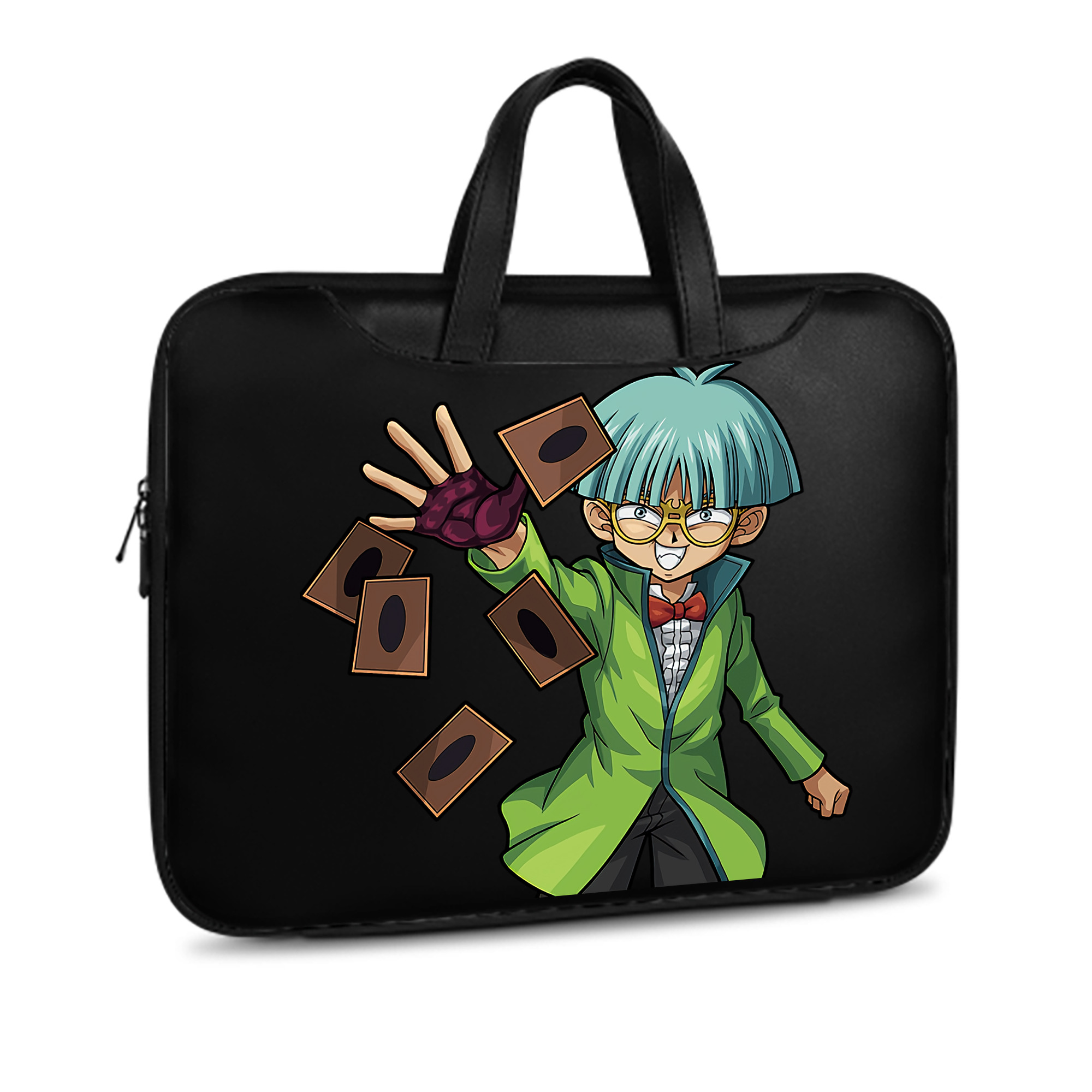 （画像用） 遊☆戯☆王 Yu-Gi-Oh! レザーラップトップバッグ　ノートパソコンケース