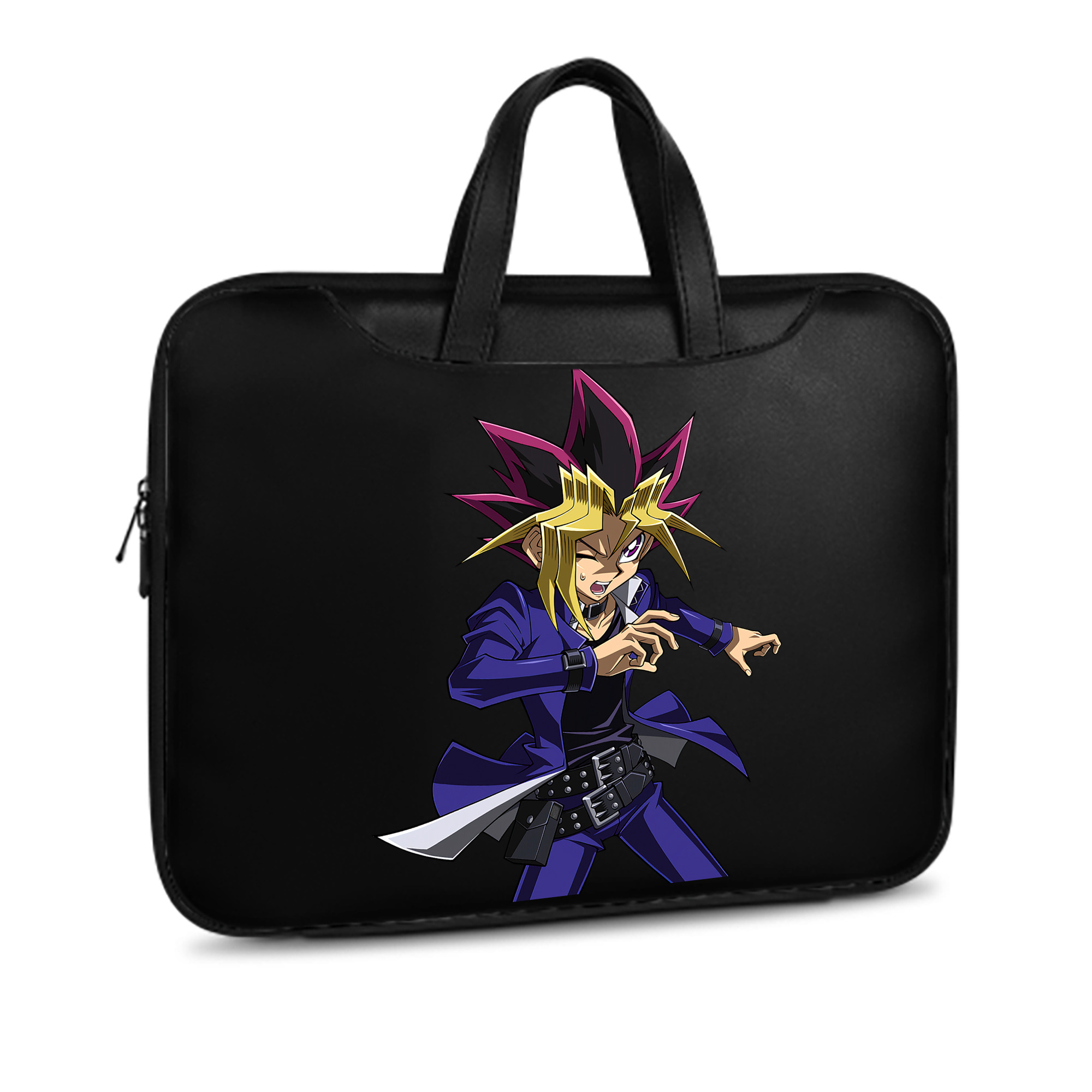 （画像用） 遊☆戯☆王 Yu-Gi-Oh! レザーラップトップバッグ　ノートパソコンケース