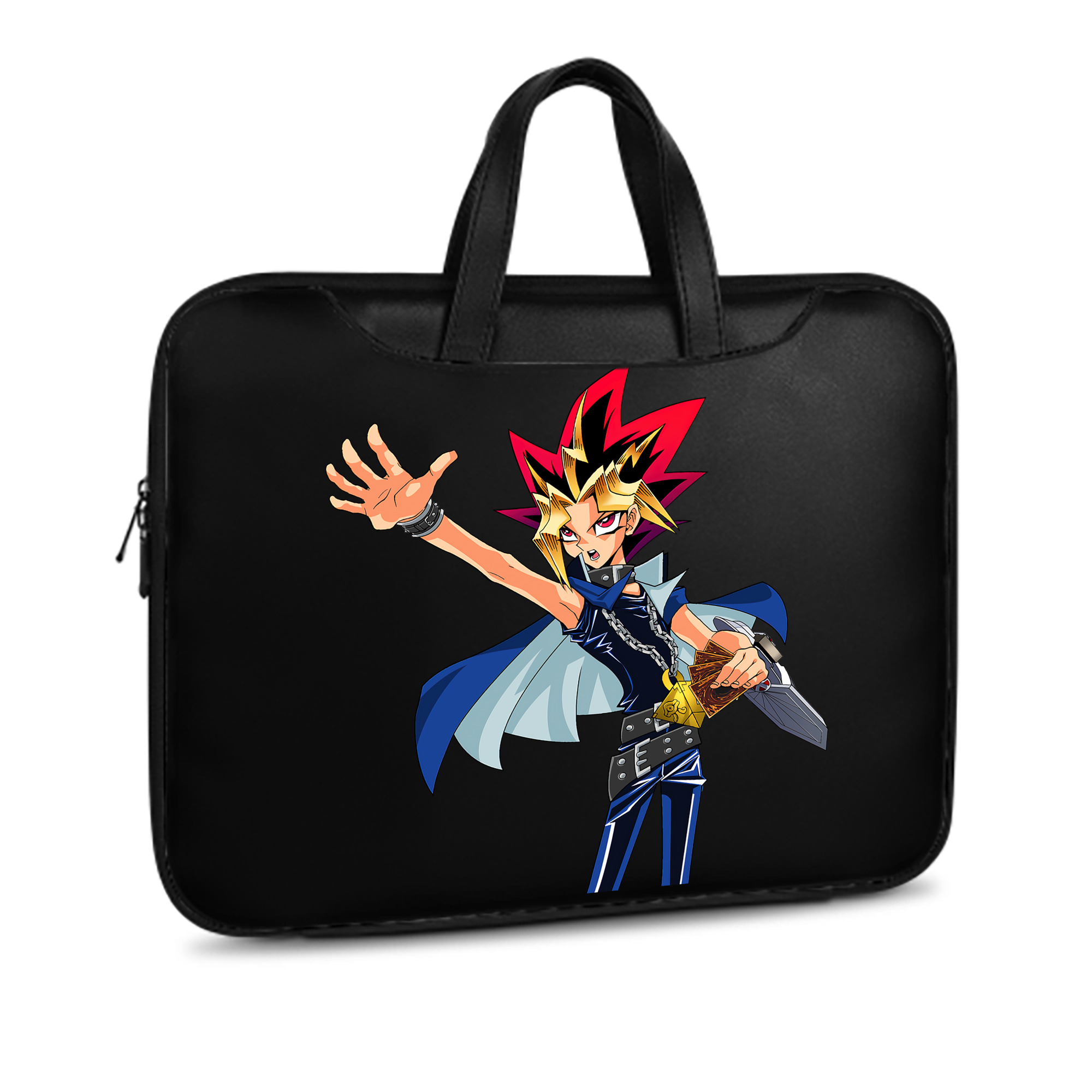 （画像用） 遊☆戯☆王 Yu-Gi-Oh! レザーラップトップバッグ　ノートパソコンケース