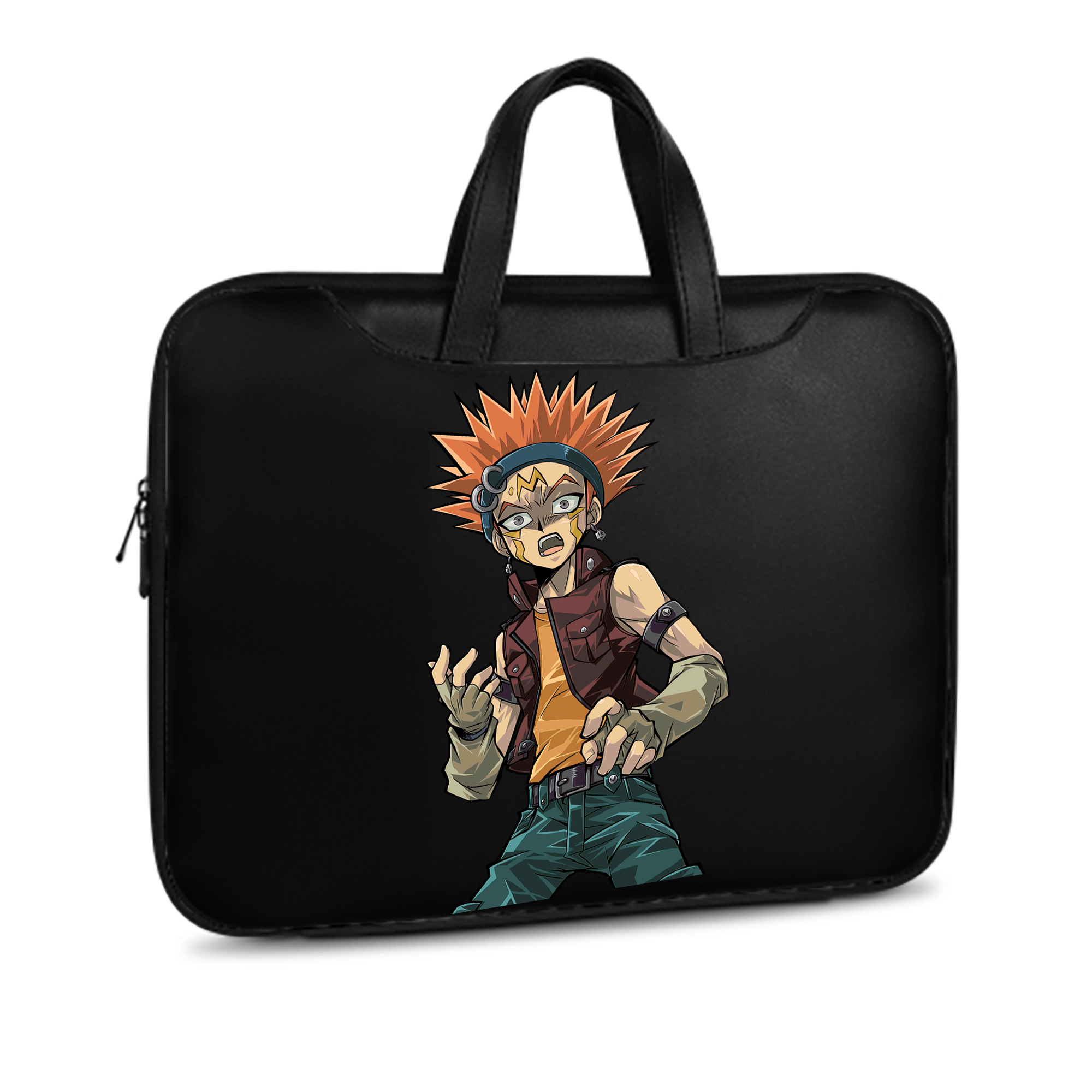 （画像用） 遊☆戯☆王 Yu-Gi-Oh! レザーラップトップバッグ　ノートパソコンケース