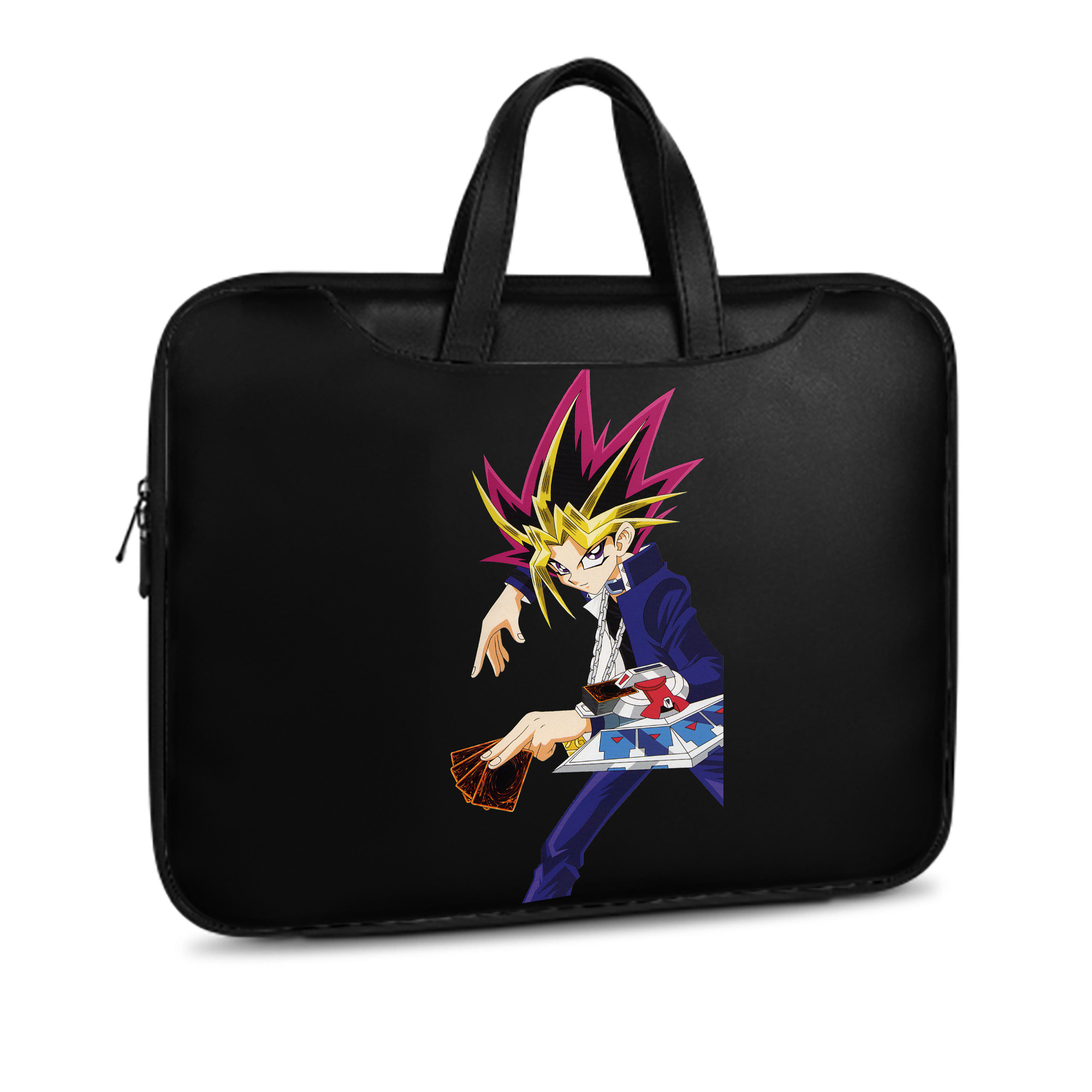 （画像用） 遊☆戯☆王 Yu-Gi-Oh! レザーラップトップバッグ　ノートパソコンケース