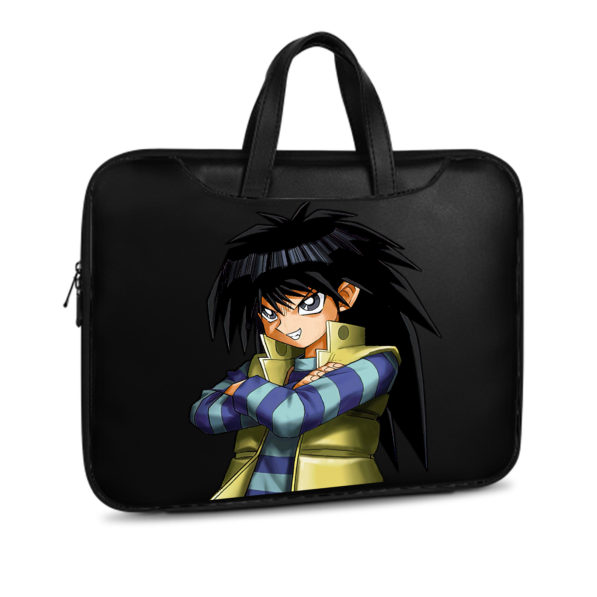（画像用） 遊☆戯☆王 Yu-Gi-Oh! レザーラップトップバッグ　ノートパソコンケース