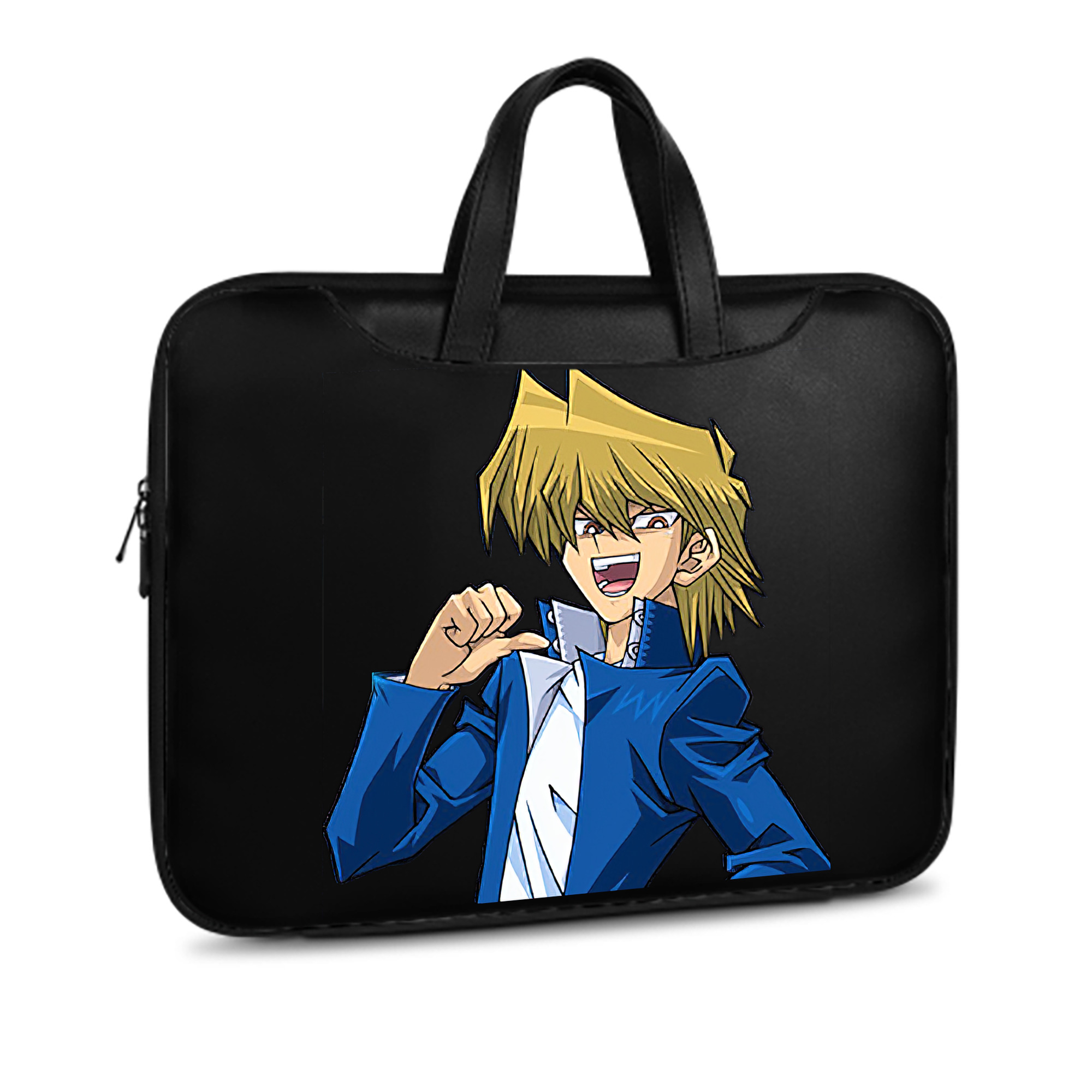（画像用） 遊☆戯☆王 Yu-Gi-Oh! レザーラップトップバッグ　ノートパソコンケース