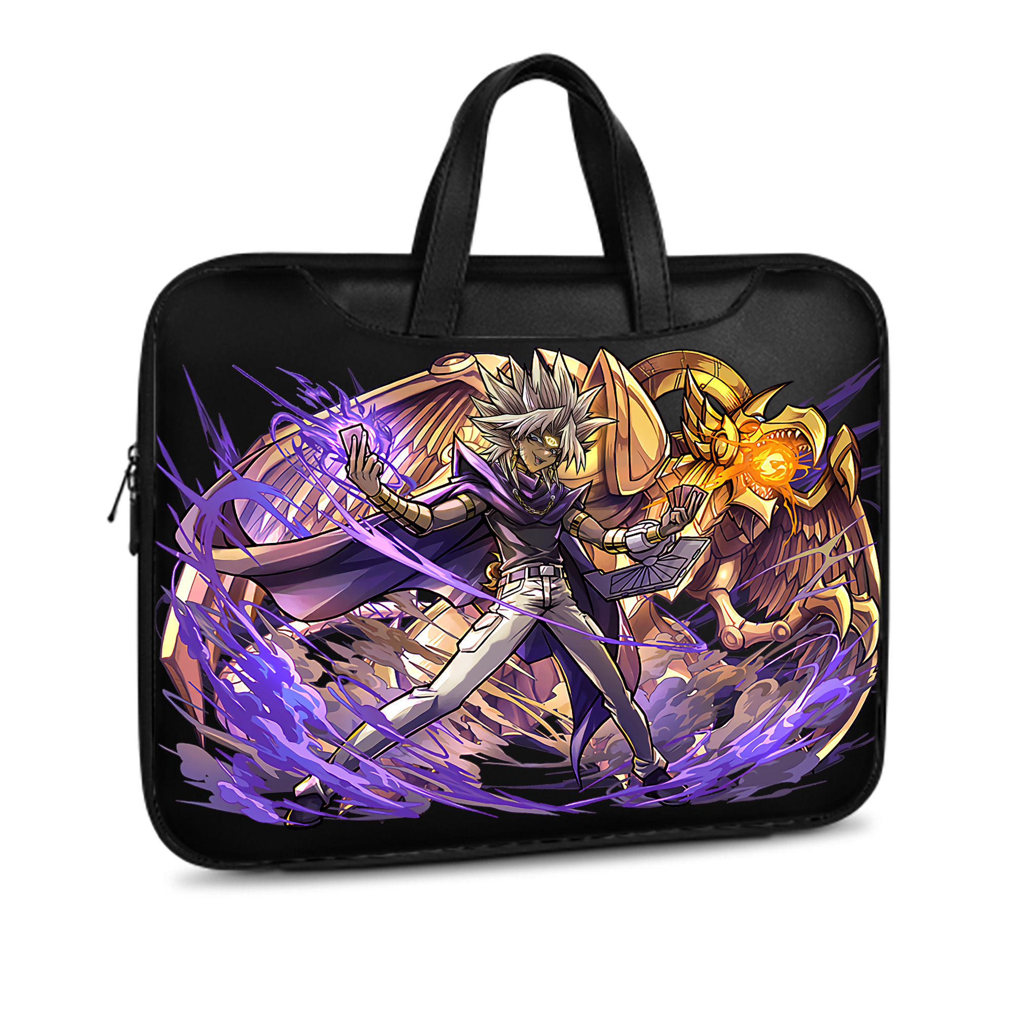 （画像用） 遊☆戯☆王 Yu-Gi-Oh! レザーラップトップバッグ　ノートパソコンケース