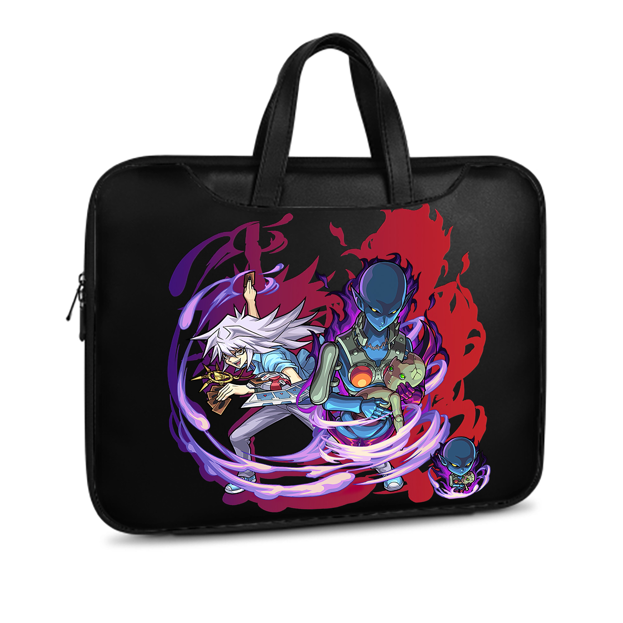 （画像用） 遊☆戯☆王 Yu-Gi-Oh! レザーラップトップバッグ　ノートパソコンケース
