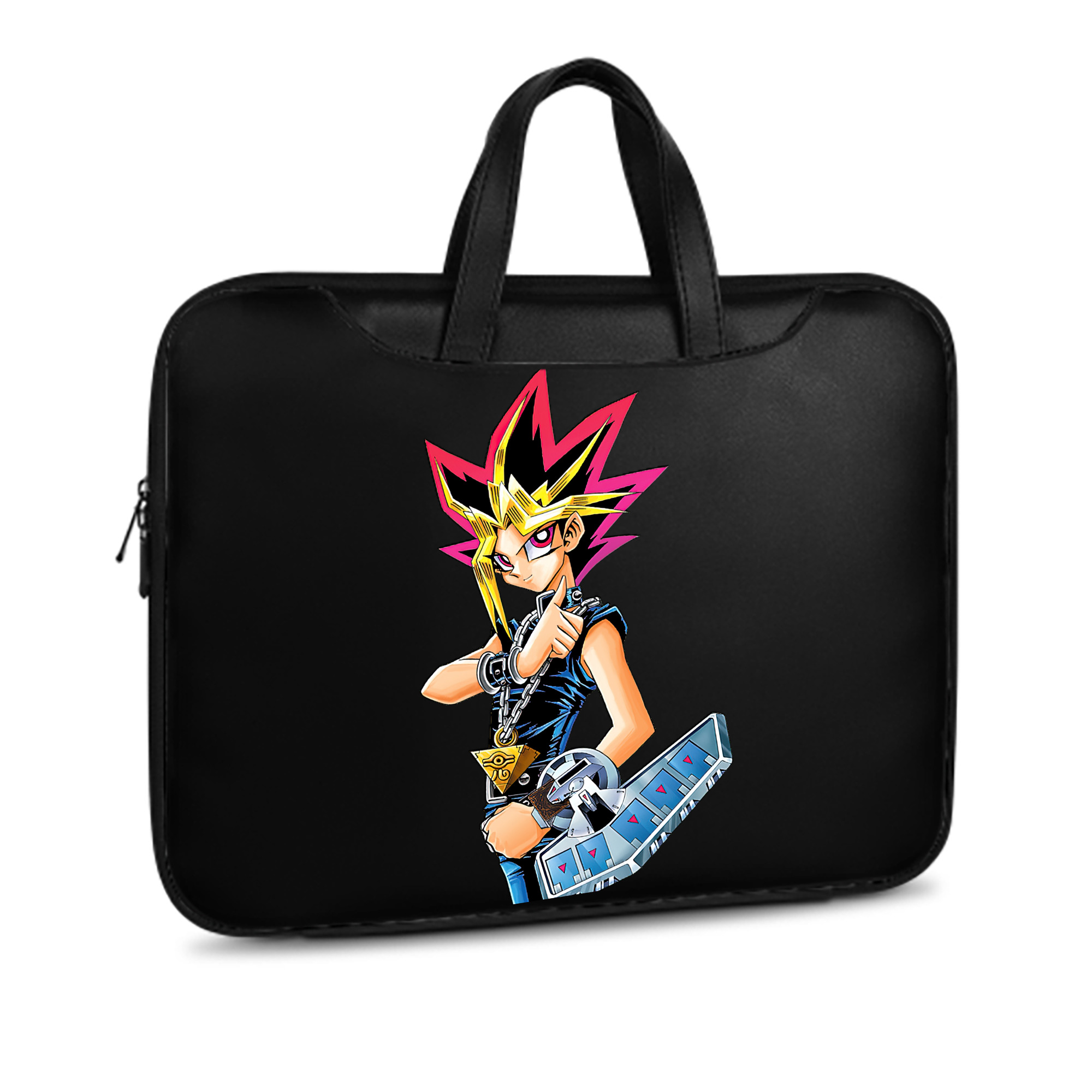 （画像用） 遊☆戯☆王 Yu-Gi-Oh! レザーラップトップバッグ　ノートパソコンケース
