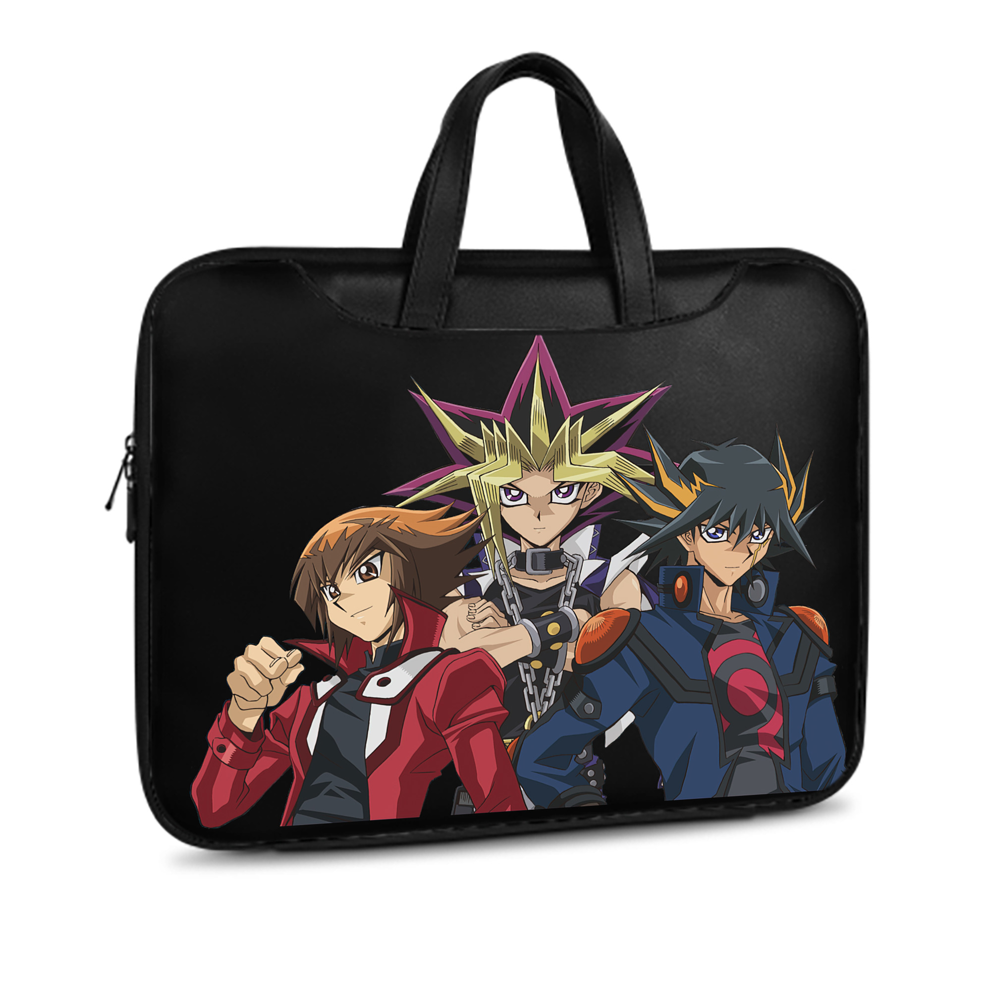 （画像用） 遊☆戯☆王 Yu-Gi-Oh! レザーラップトップバッグ　ノートパソコンケース