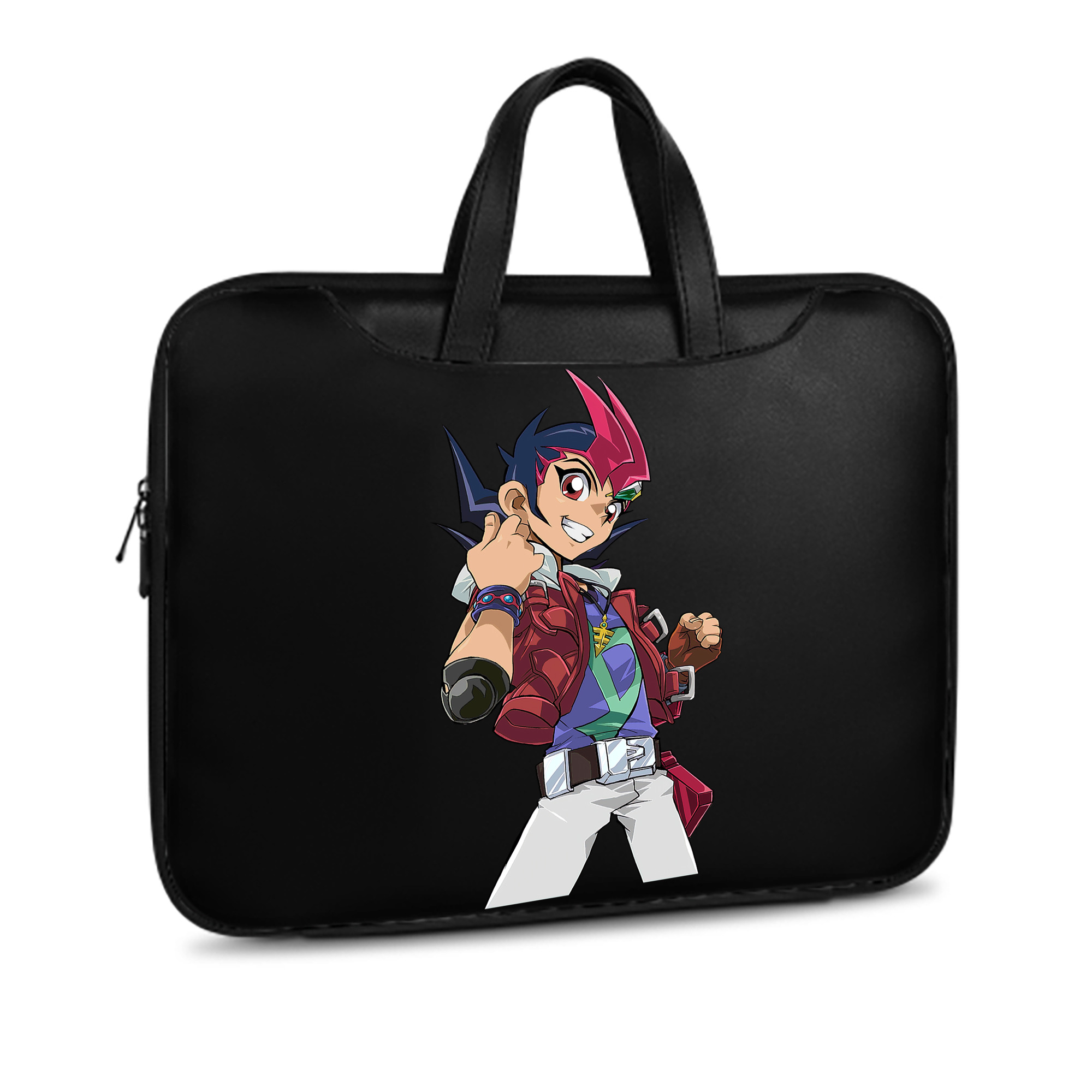 （画像用） 遊☆戯☆王 Yu-Gi-Oh! レザーラップトップバッグ　ノートパソコンケース