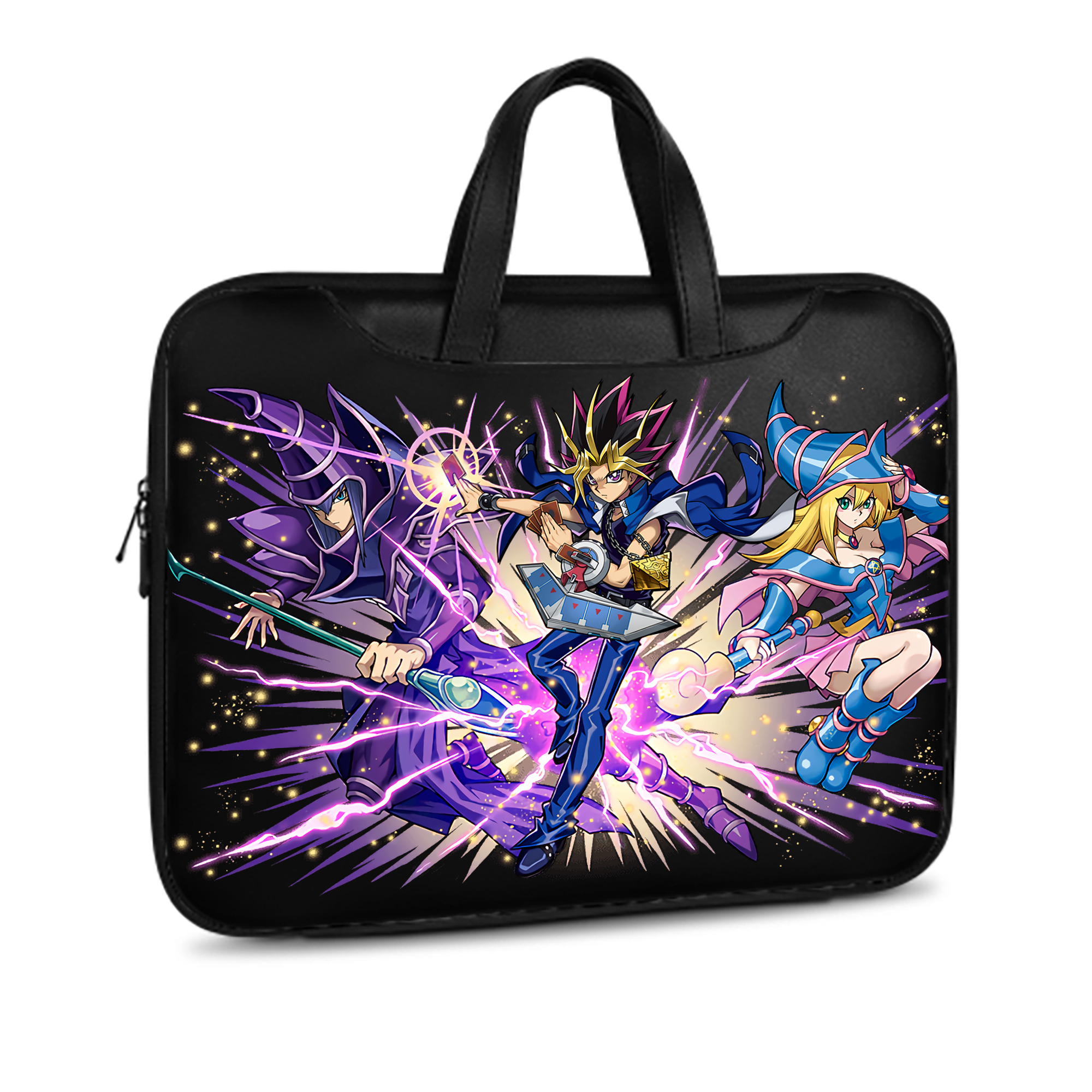 （画像用） 遊☆戯☆王 Yu-Gi-Oh! レザーラップトップバッグ　ノートパソコンケース