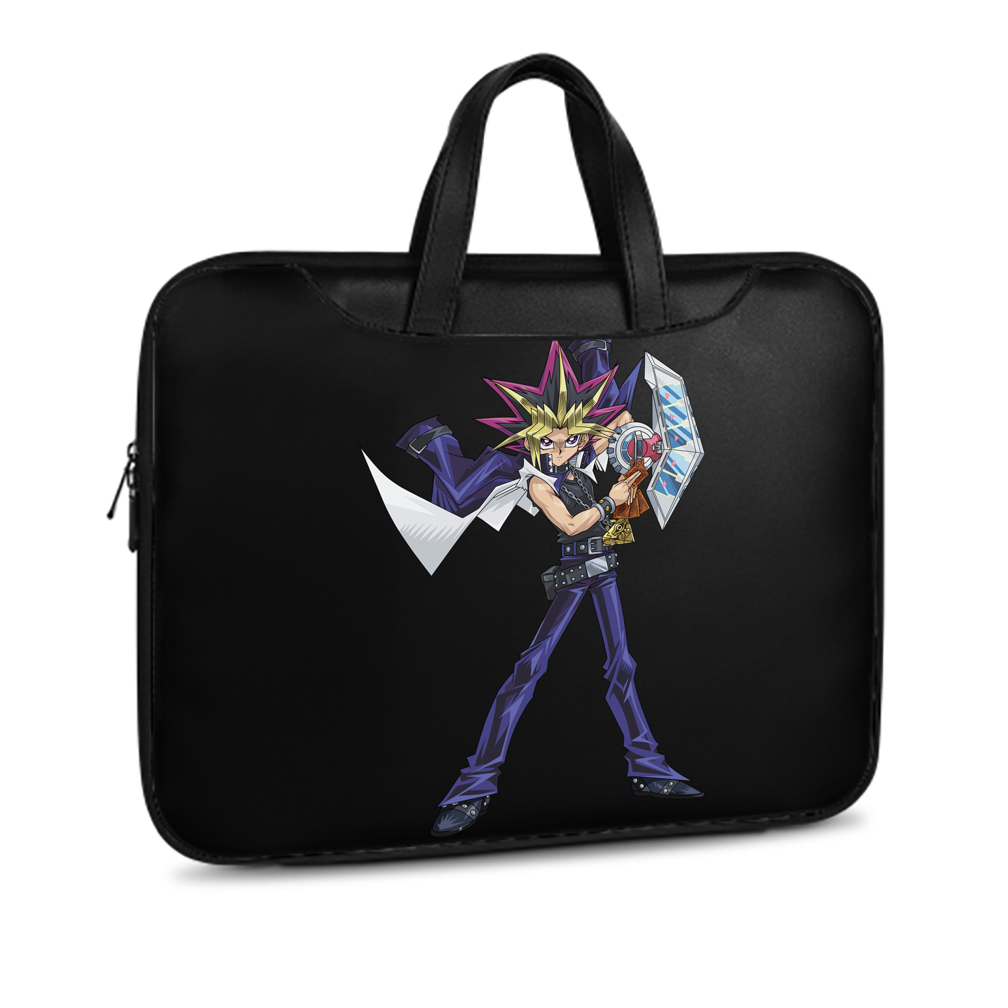 （画像用） 遊☆戯☆王 Yu-Gi-Oh! レザーラップトップバッグ　ノートパソコンケース