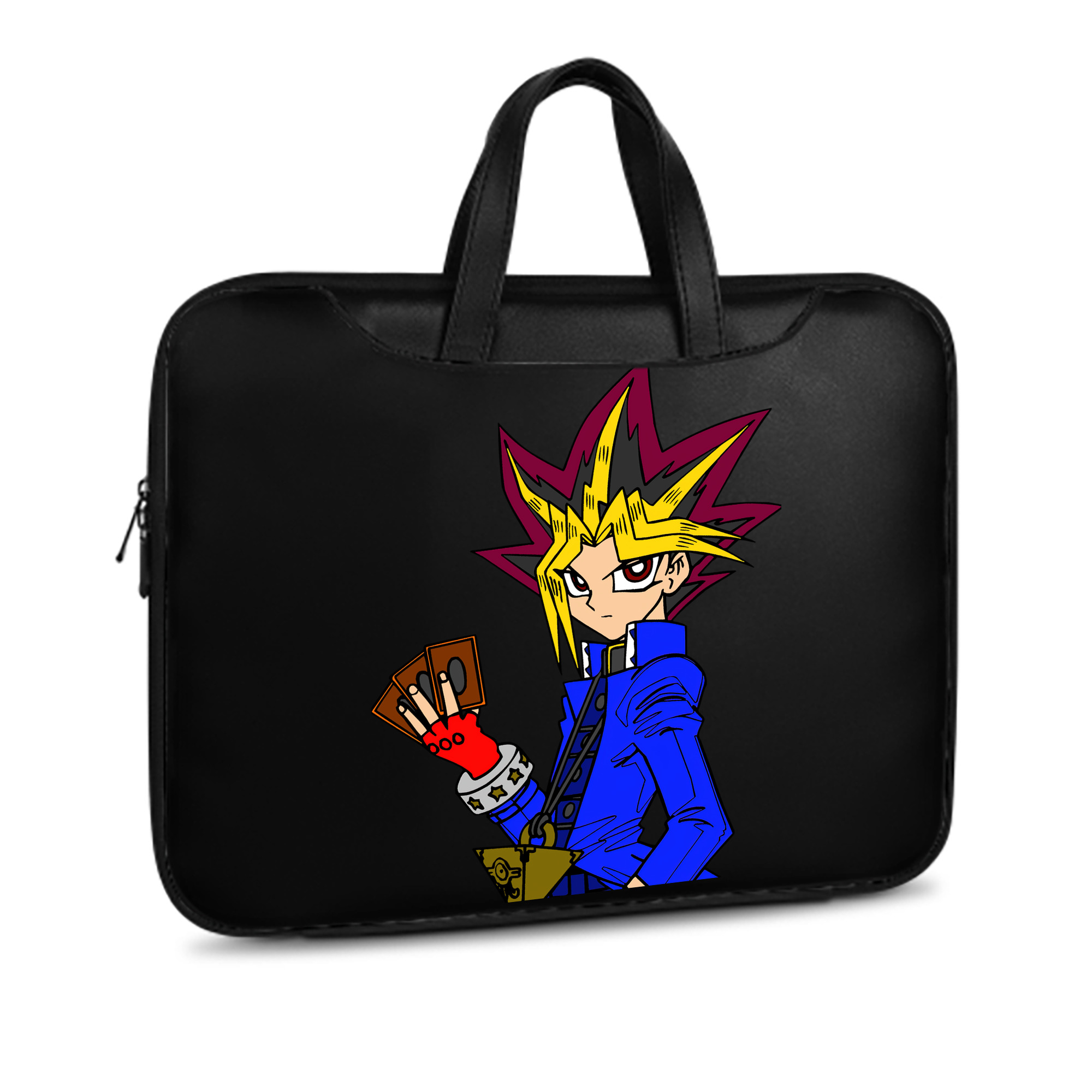 （画像用） 遊☆戯☆王 Yu-Gi-Oh! レザーラップトップバッグ　ノートパソコンケース