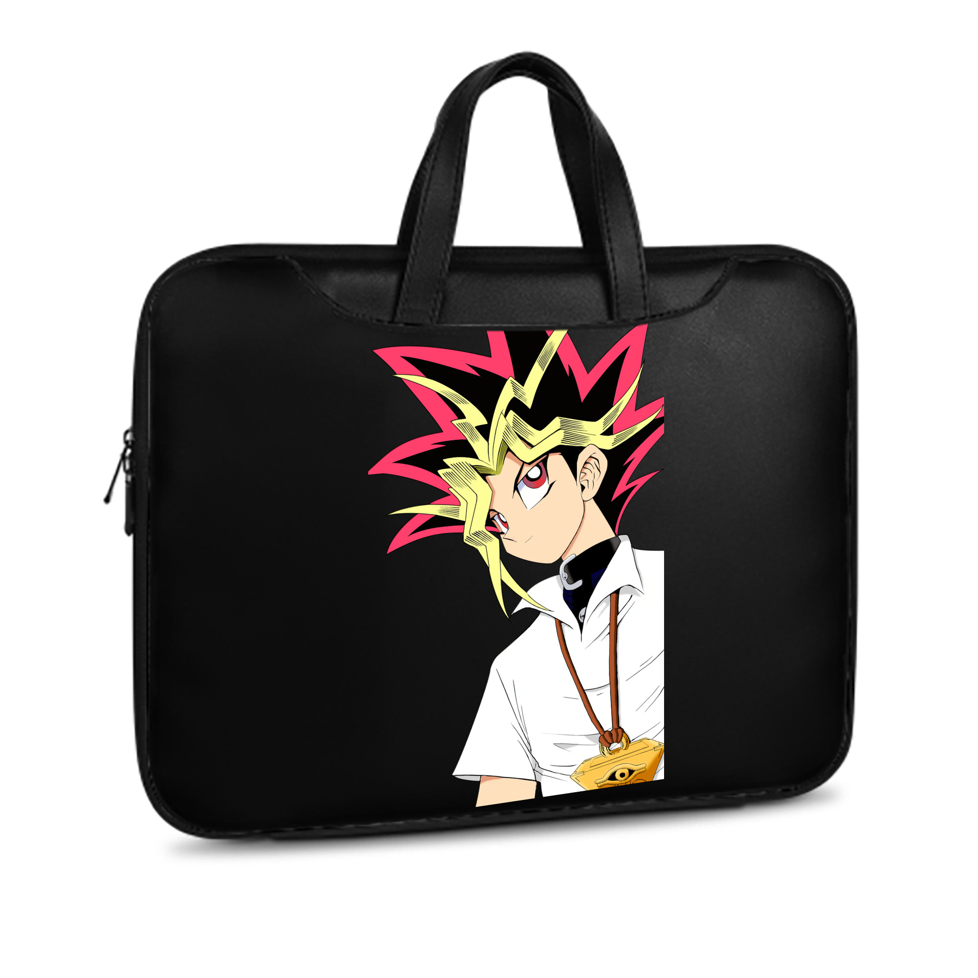（画像用） 遊☆戯☆王 Yu-Gi-Oh! レザーラップトップバッグ　ノートパソコンケース