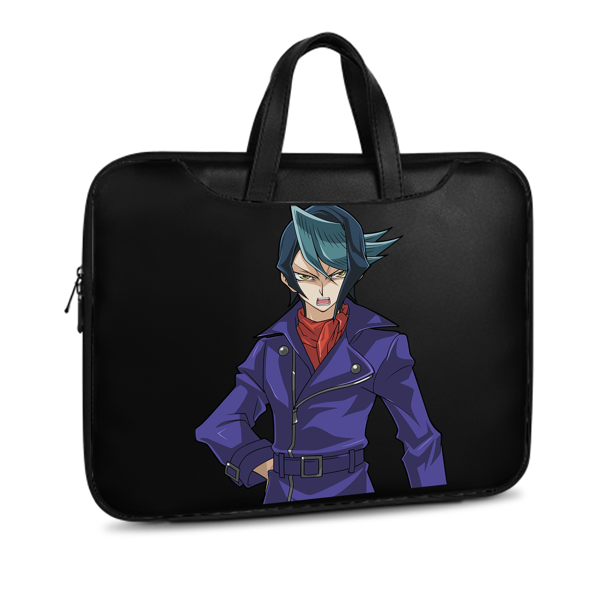 （画像用） 遊☆戯☆王 Yu-Gi-Oh! レザーラップトップバッグ　ノートパソコンケース
