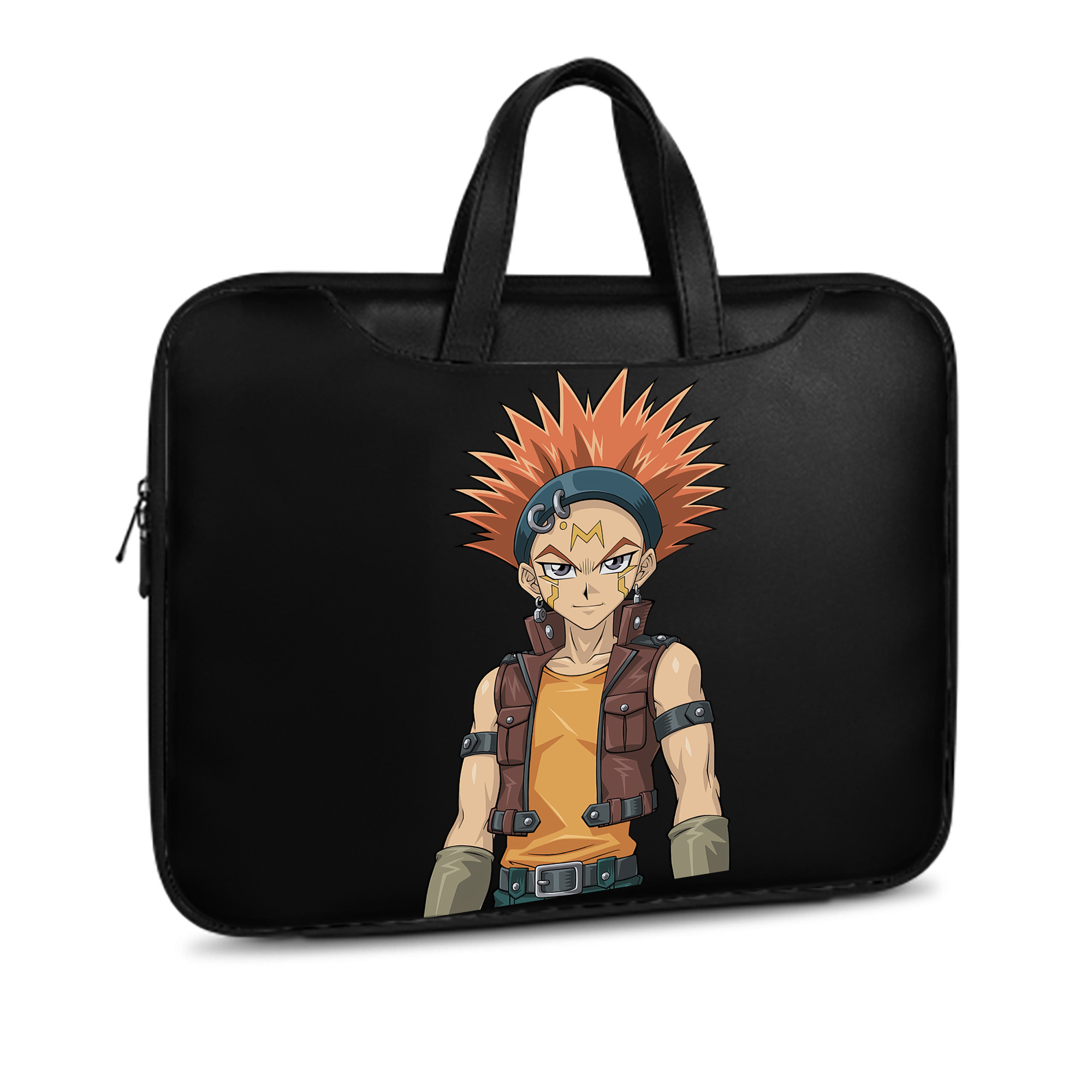 （画像用） 遊☆戯☆王 Yu-Gi-Oh! レザーラップトップバッグ　ノートパソコンケース