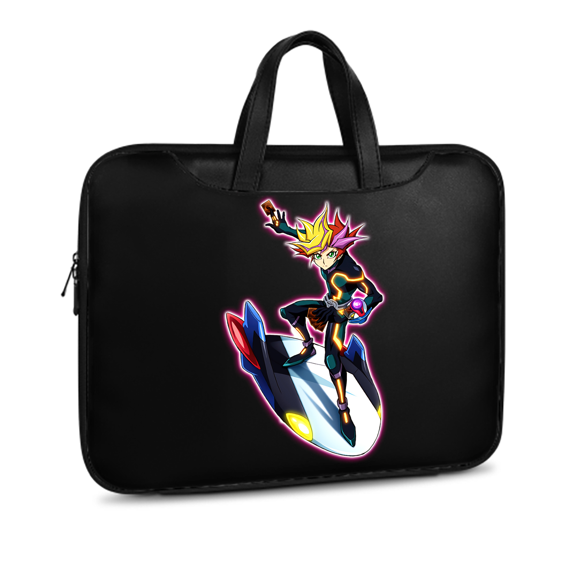 （画像用） 遊☆戯☆王 Yu-Gi-Oh! レザーラップトップバッグ　ノートパソコンケース