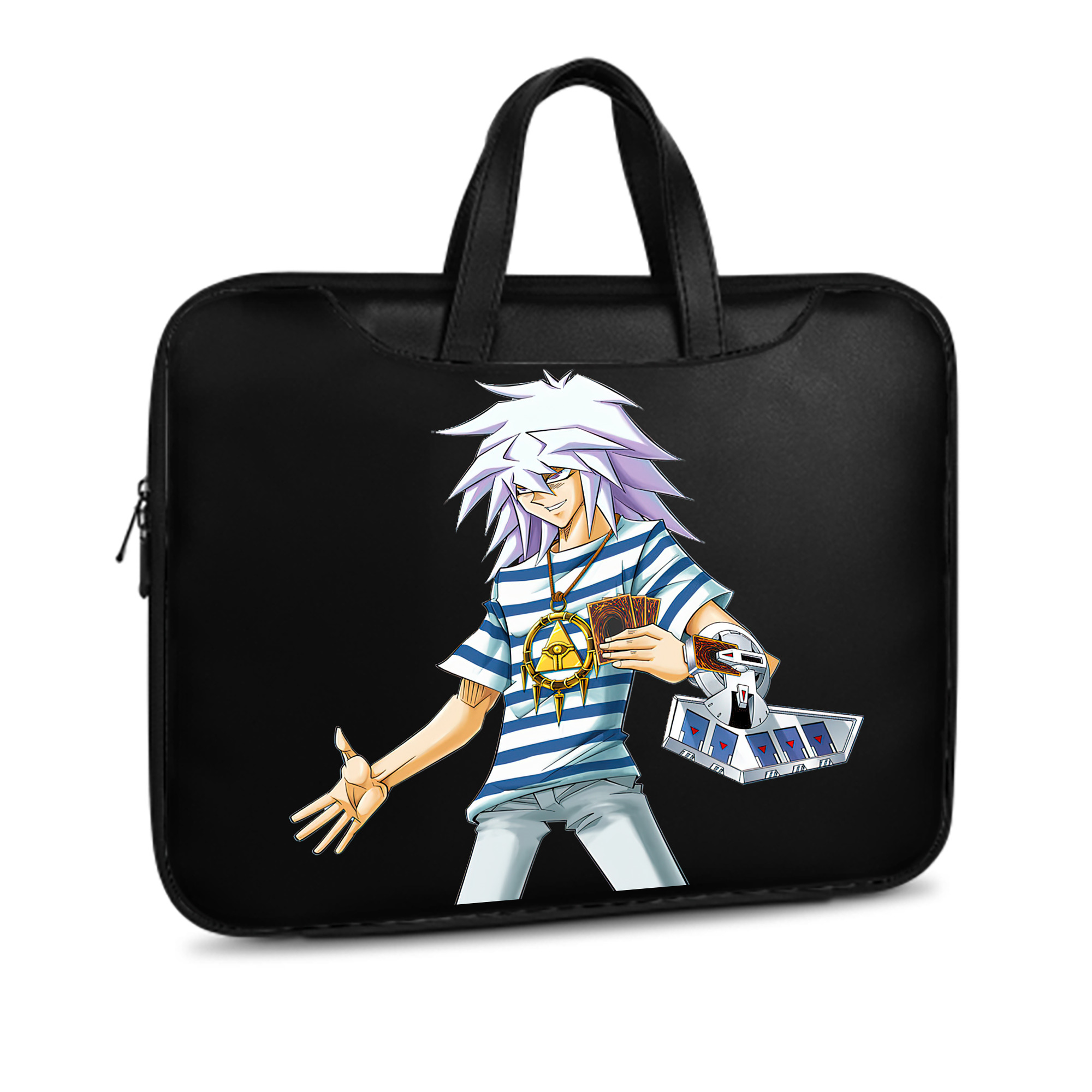 （画像用） 遊☆戯☆王 Yu-Gi-Oh! レザーラップトップバッグ　ノートパソコンケース