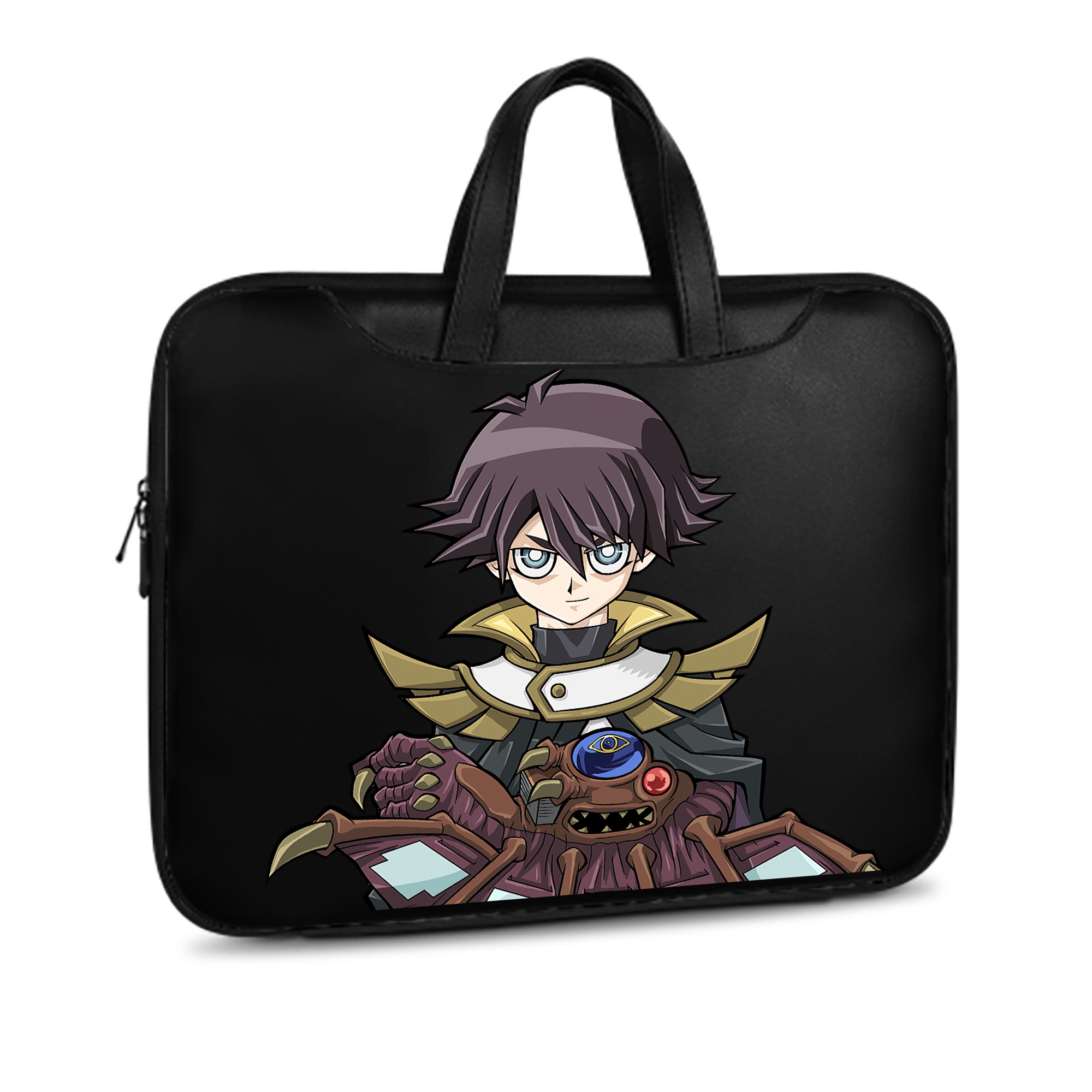 （画像用） 遊☆戯☆王 Yu-Gi-Oh! レザーラップトップバッグ　ノートパソコンケース
