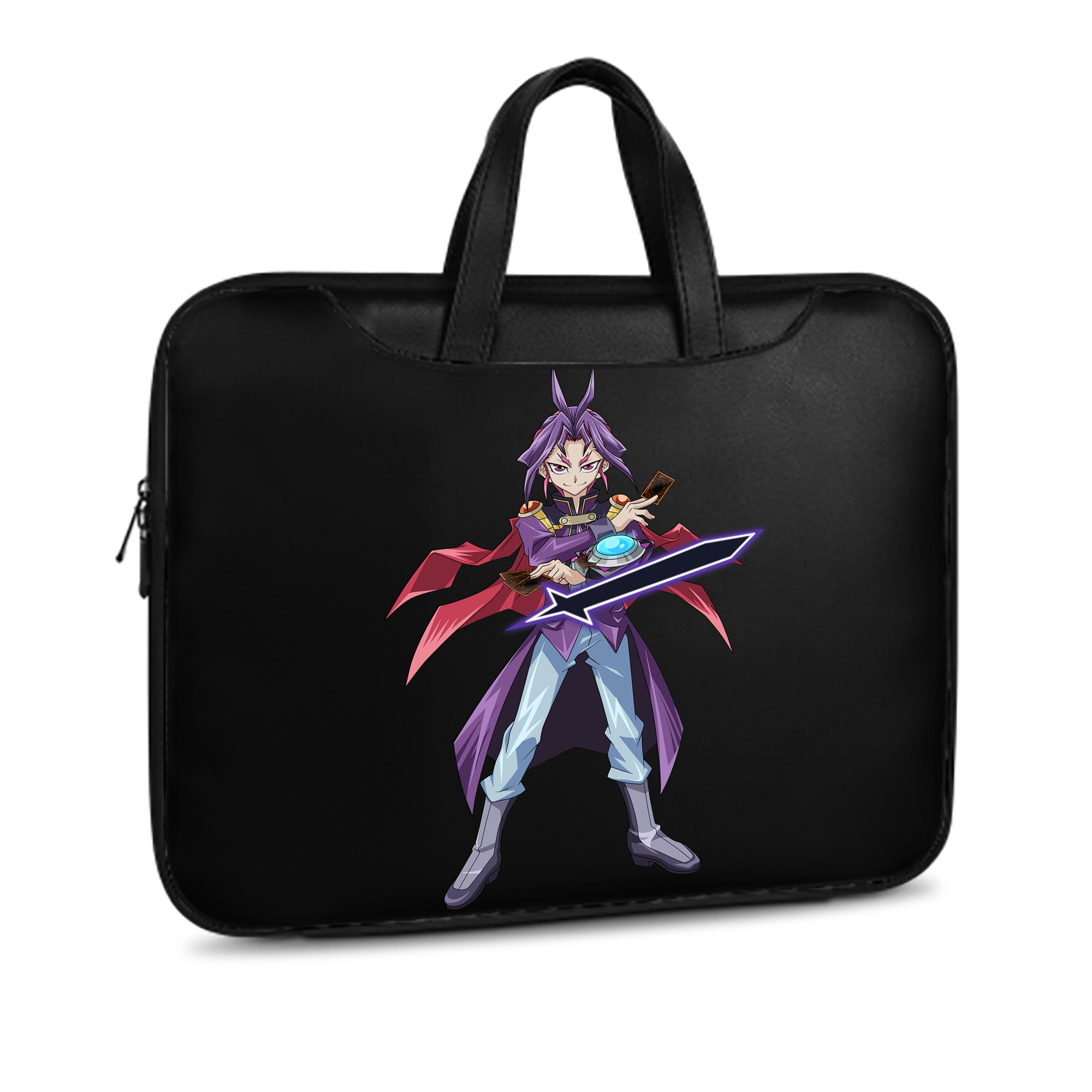 （画像用） 遊☆戯☆王 Yu-Gi-Oh! レザーラップトップバッグ　ノートパソコンケース