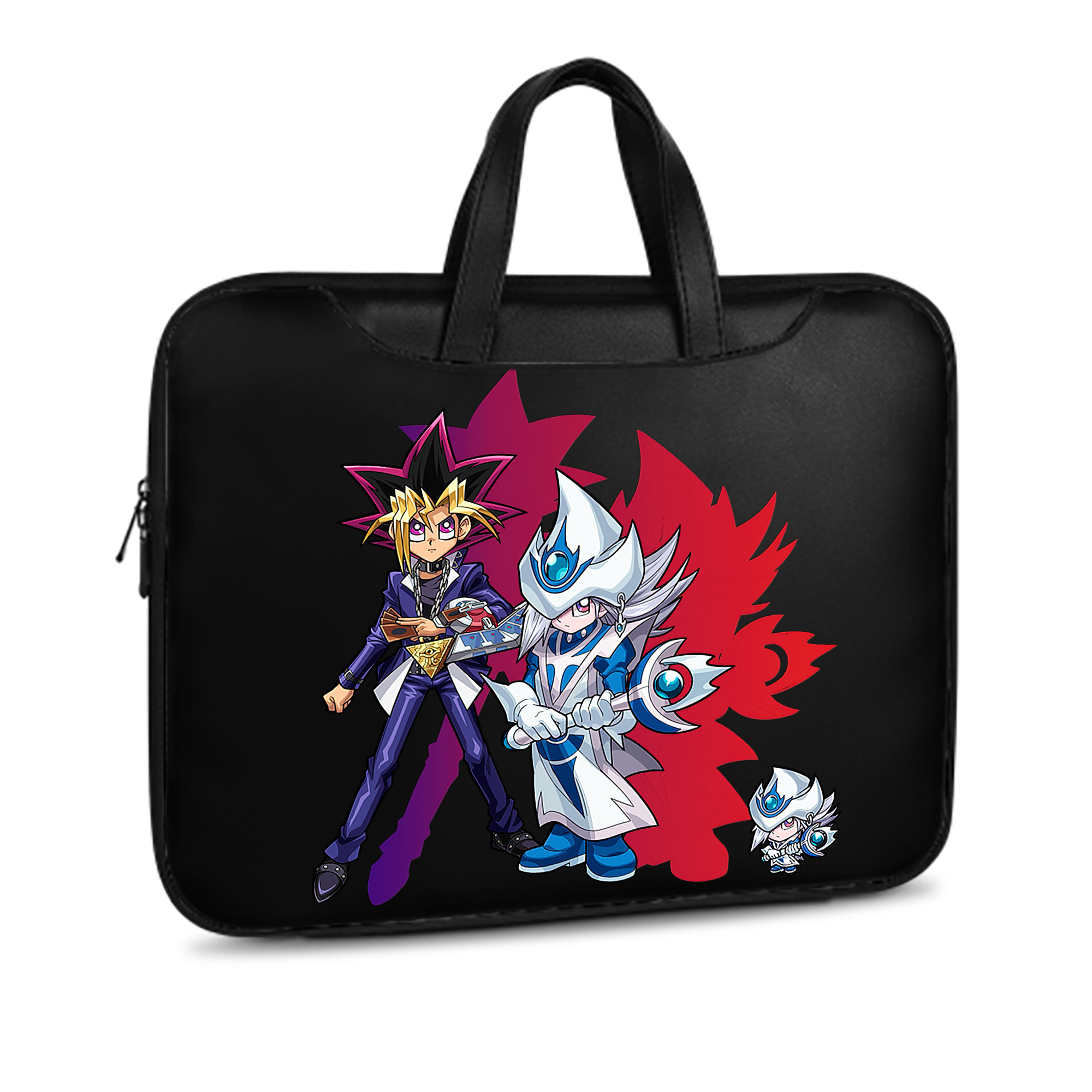 （画像用） 遊☆戯☆王 Yu-Gi-Oh! レザーラップトップバッグ　ノートパソコンケース