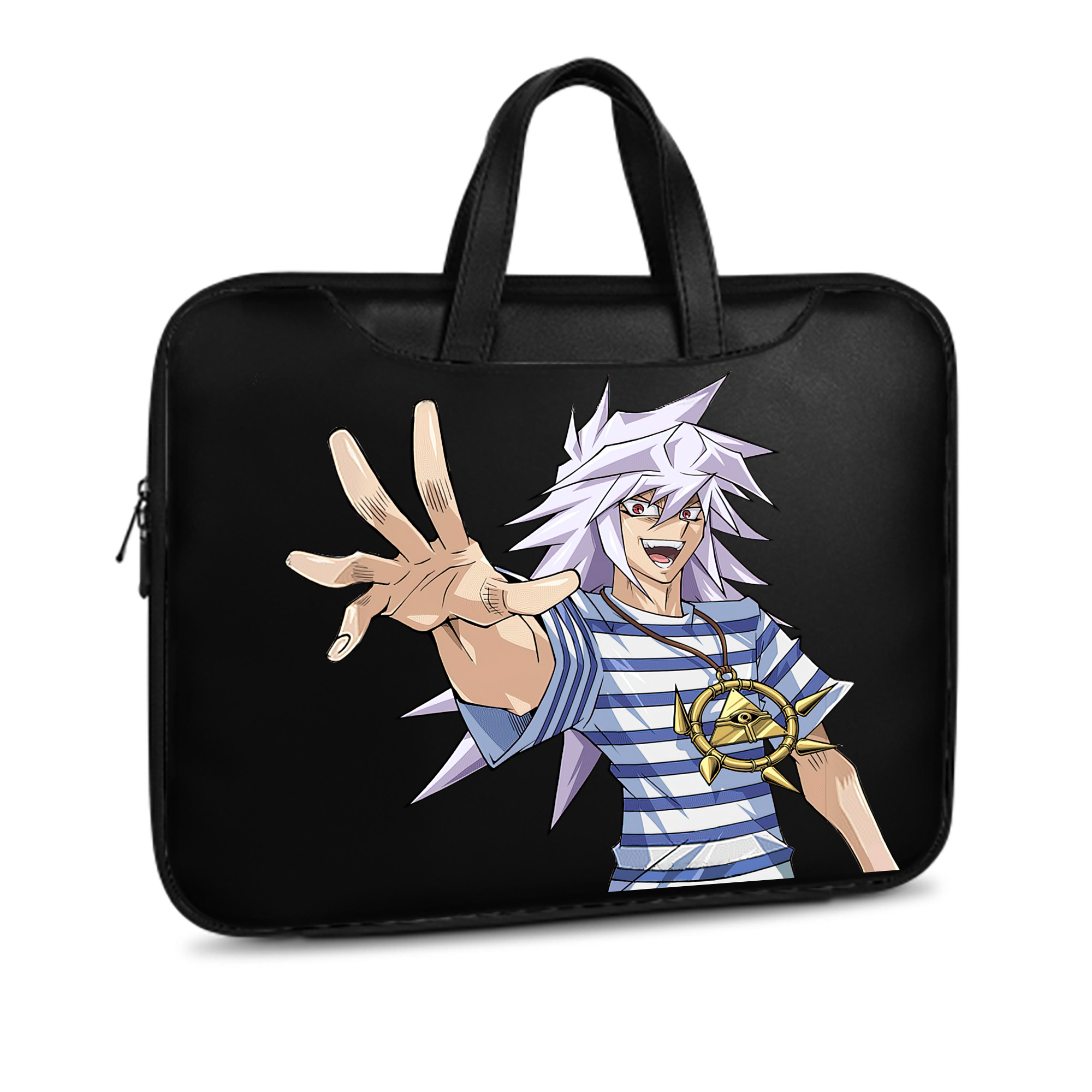 （画像用） 遊☆戯☆王 Yu-Gi-Oh! レザーラップトップバッグ　ノートパソコンケース