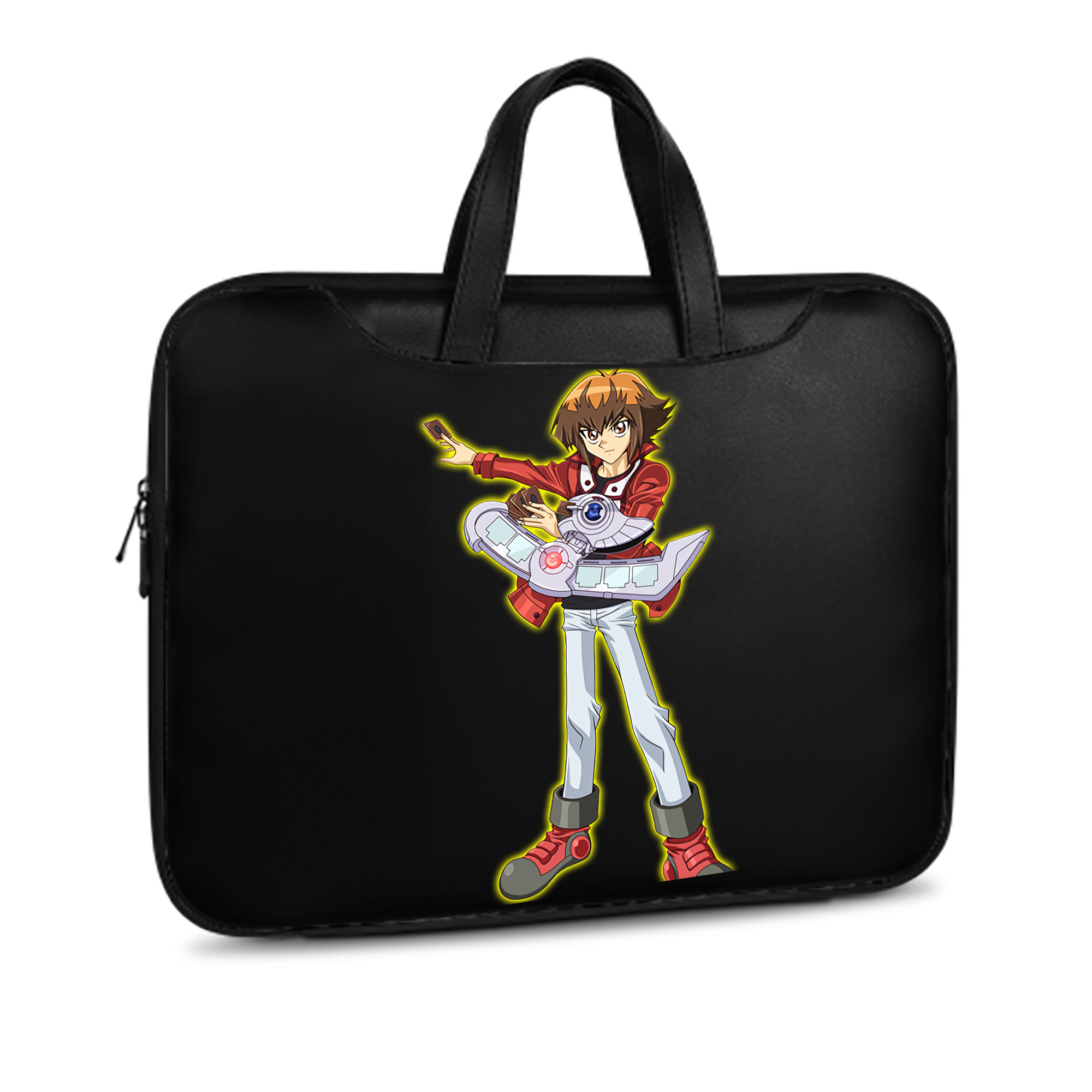 （画像用） 遊☆戯☆王 Yu-Gi-Oh! レザーラップトップバッグ　ノートパソコンケース