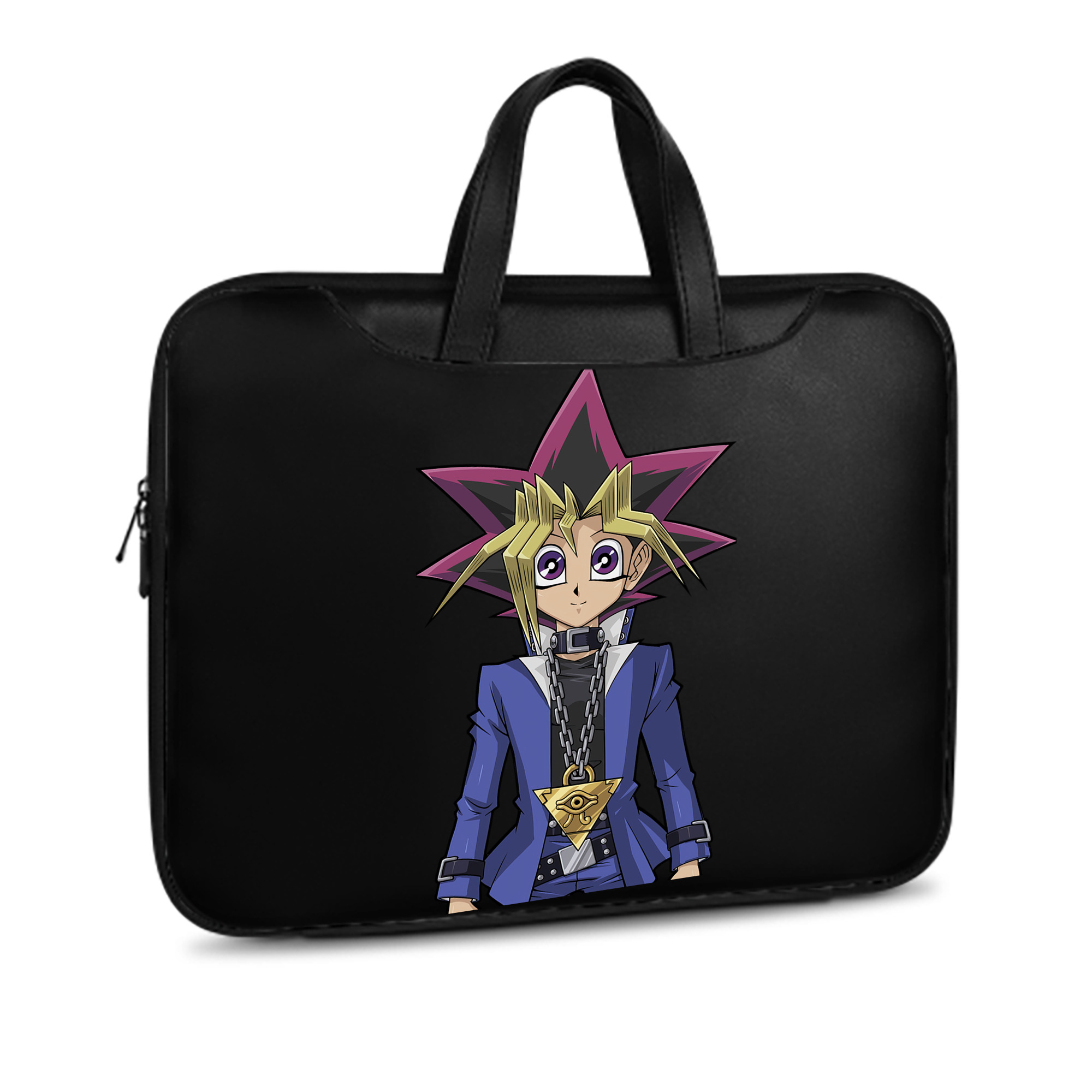 （画像用） 遊☆戯☆王 Yu-Gi-Oh! レザーラップトップバッグ　ノートパソコンケース