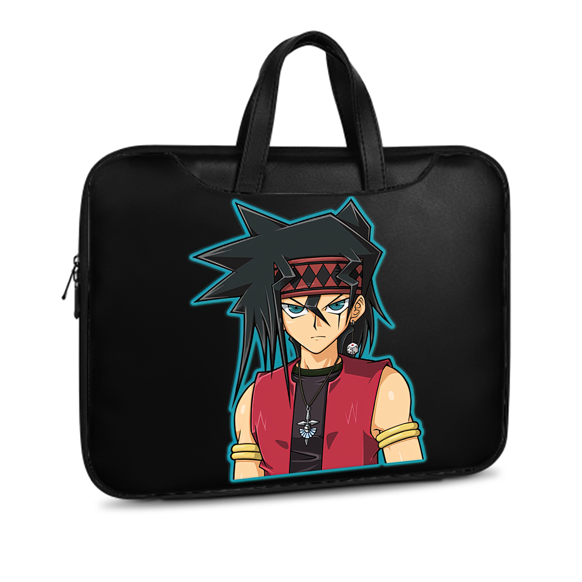 （画像用） 遊☆戯☆王 Yu-Gi-Oh! レザーラップトップバッグ　ノートパソコンケース