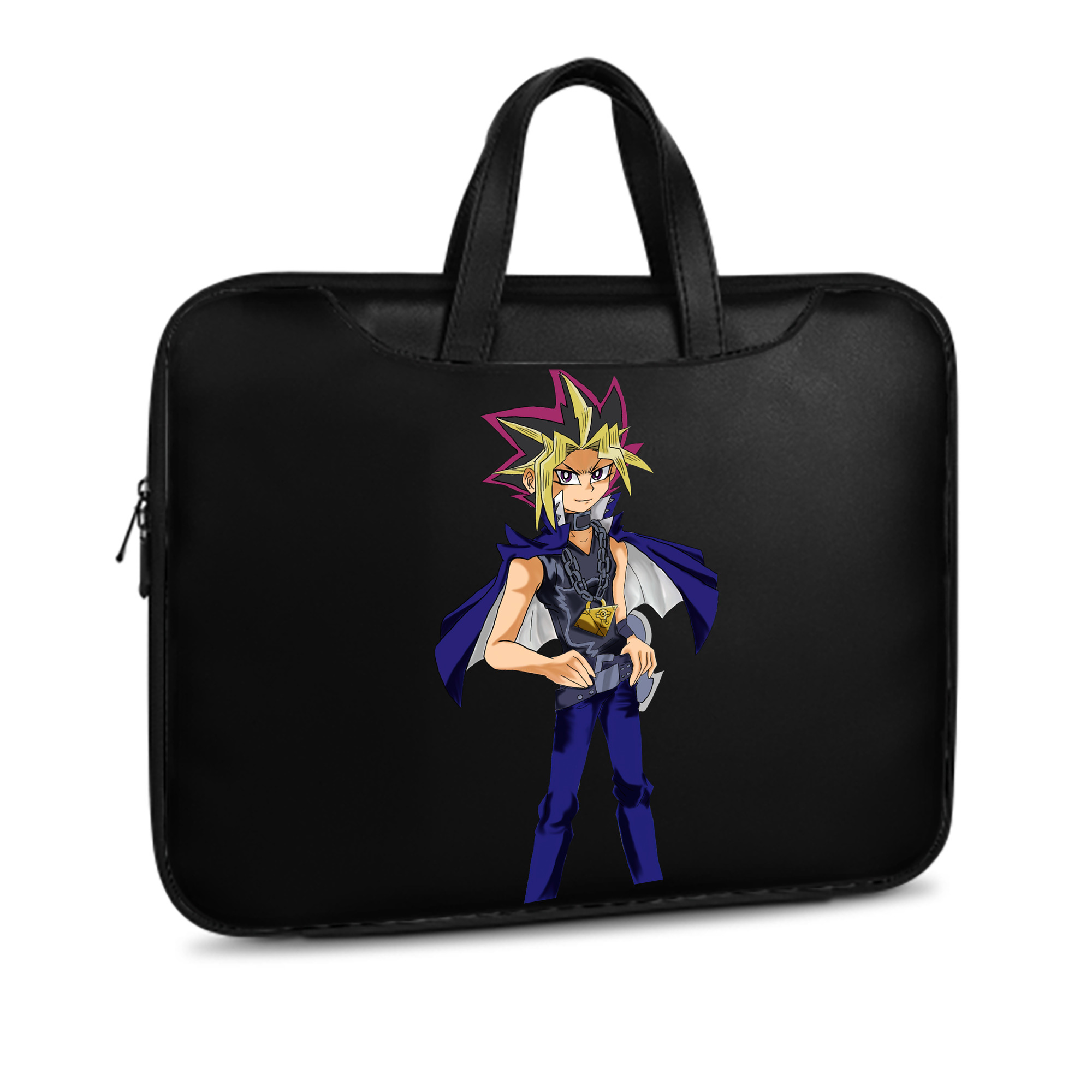 （画像用） 遊☆戯☆王 Yu-Gi-Oh! レザーラップトップバッグ　ノートパソコンケース