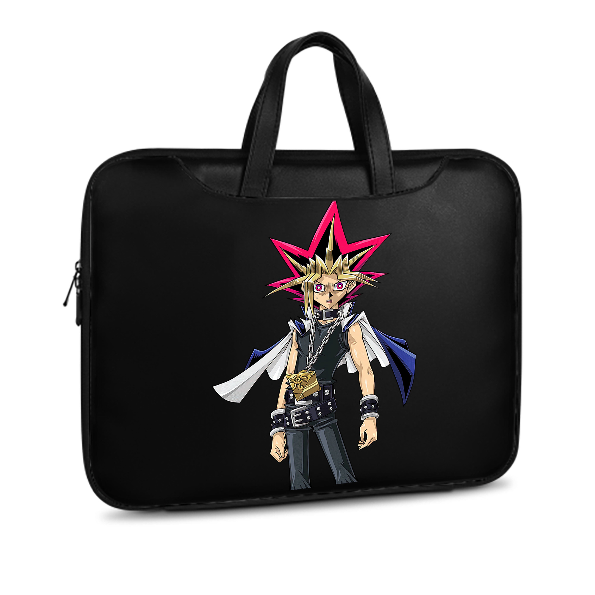 （画像用） 遊☆戯☆王 Yu-Gi-Oh! レザーラップトップバッグ　ノートパソコンケース